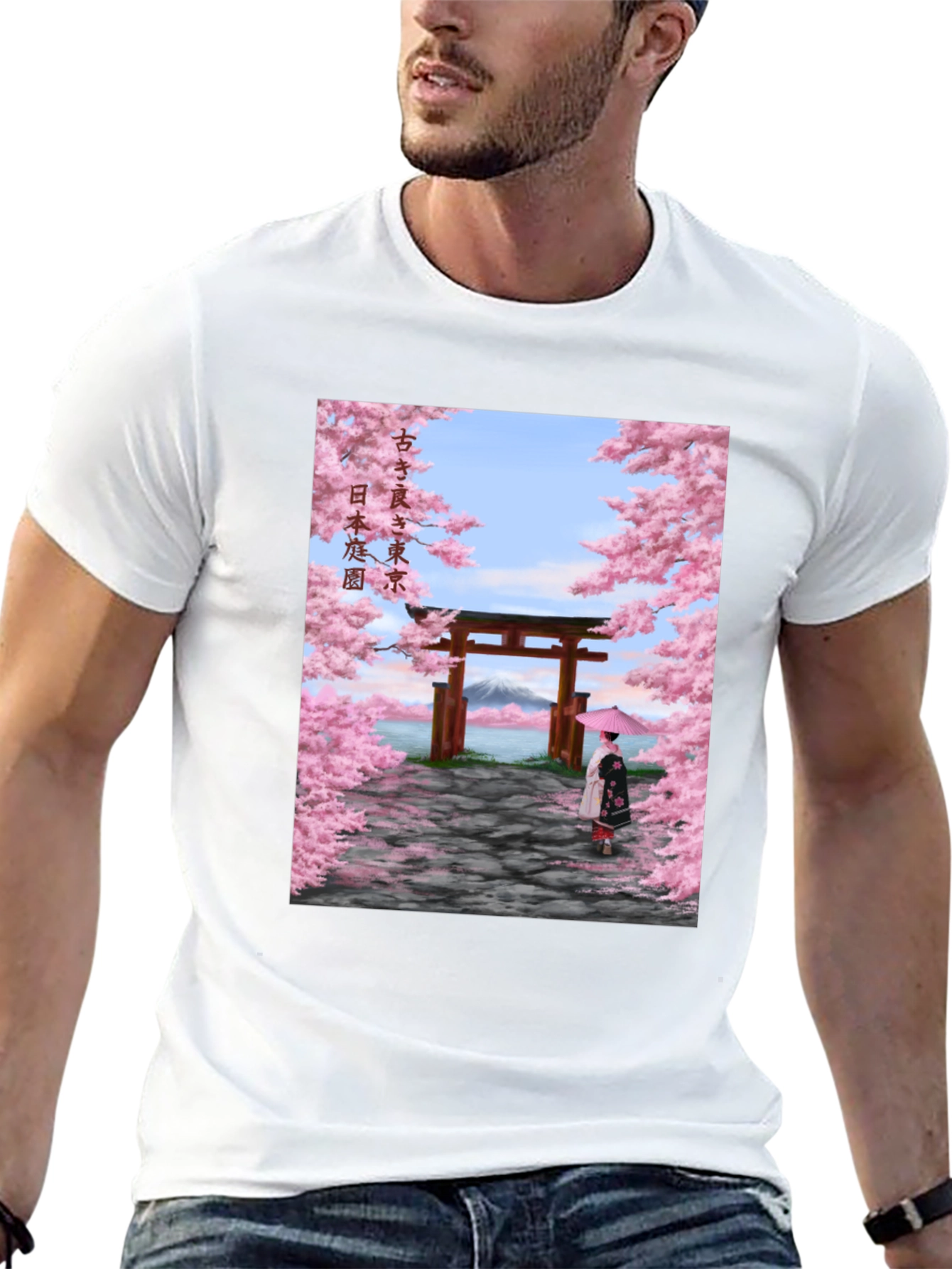 Sakura Tokyo T-Shirt - Japanese Garden Tee