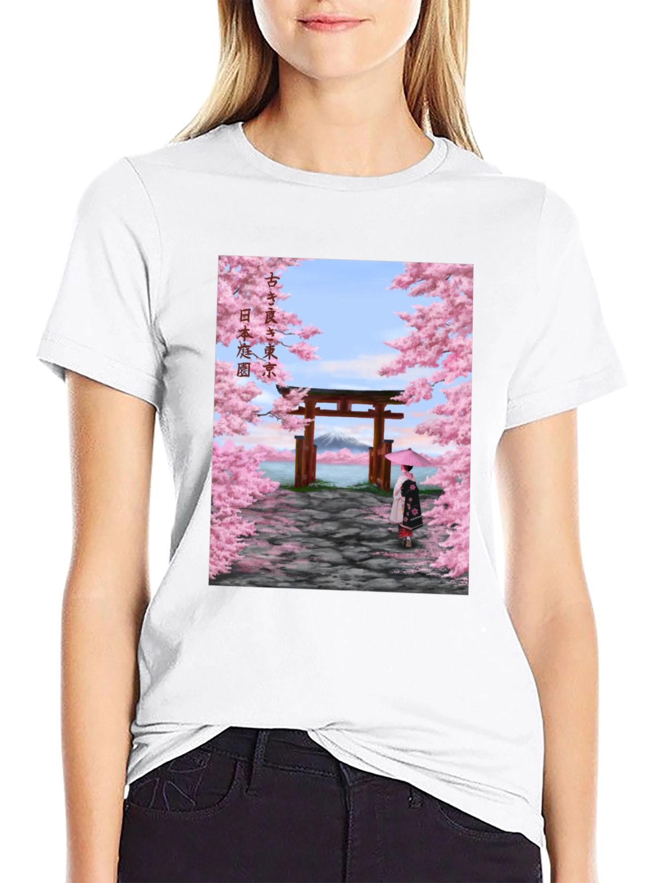 Sakura Tokyo T-Shirt - Japanese Garden Tee