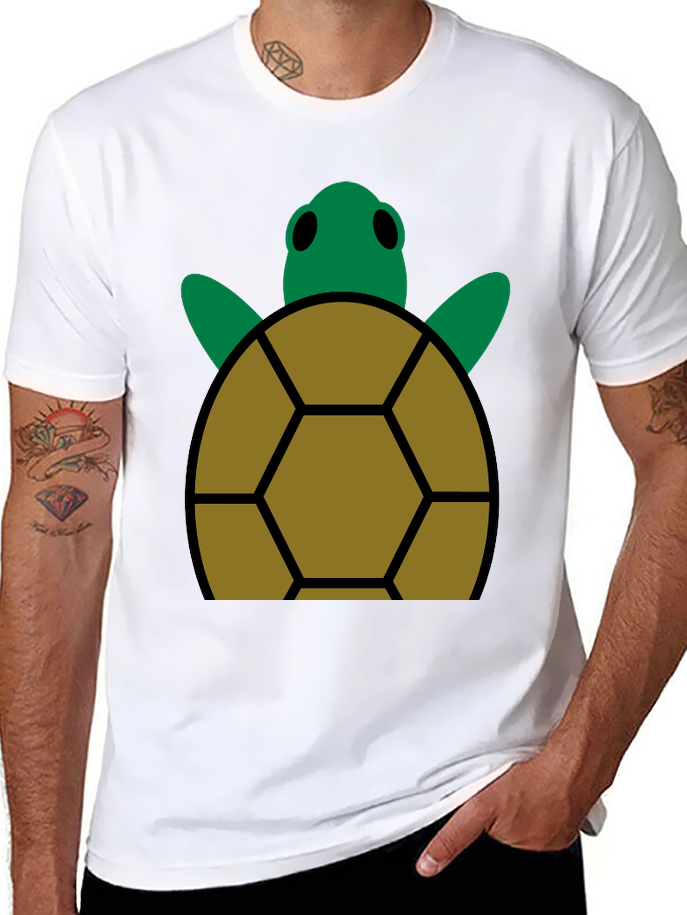 Turtle Graphic Tee - Unisex Cotton T-Shirt