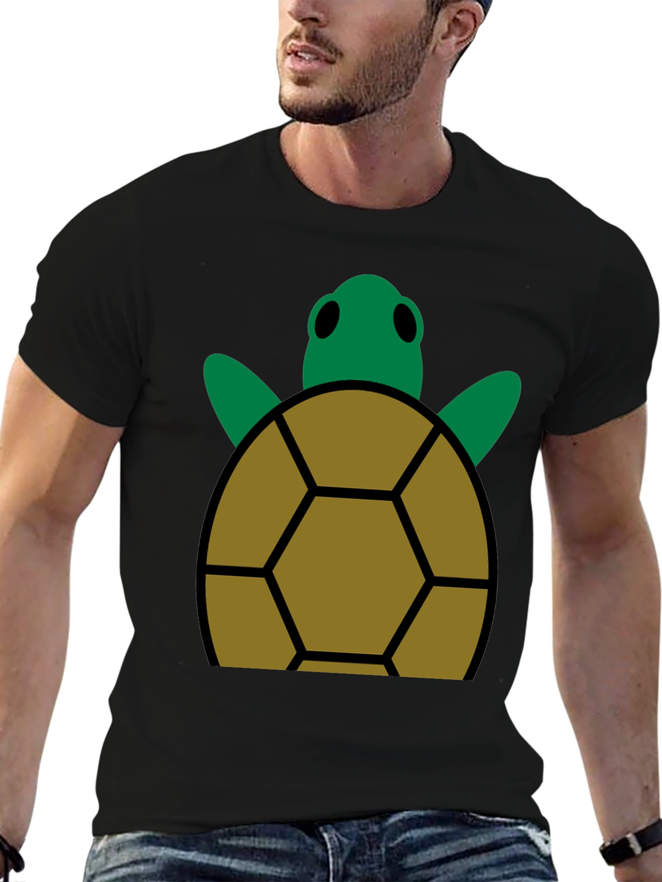 Turtle Graphic Tee - Unisex Cotton T-Shirt