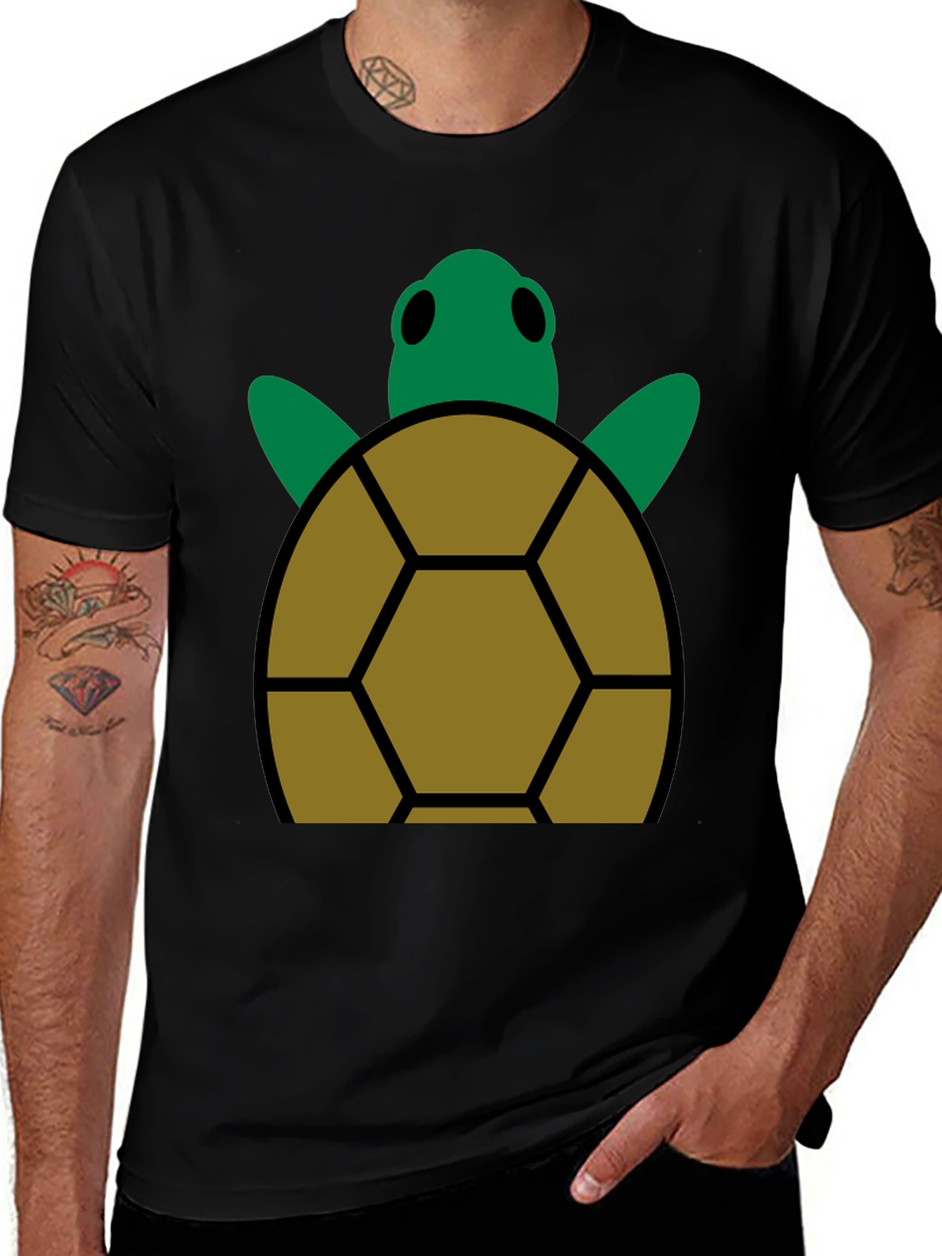 Turtle Graphic Tee - Unisex Cotton T-Shirt