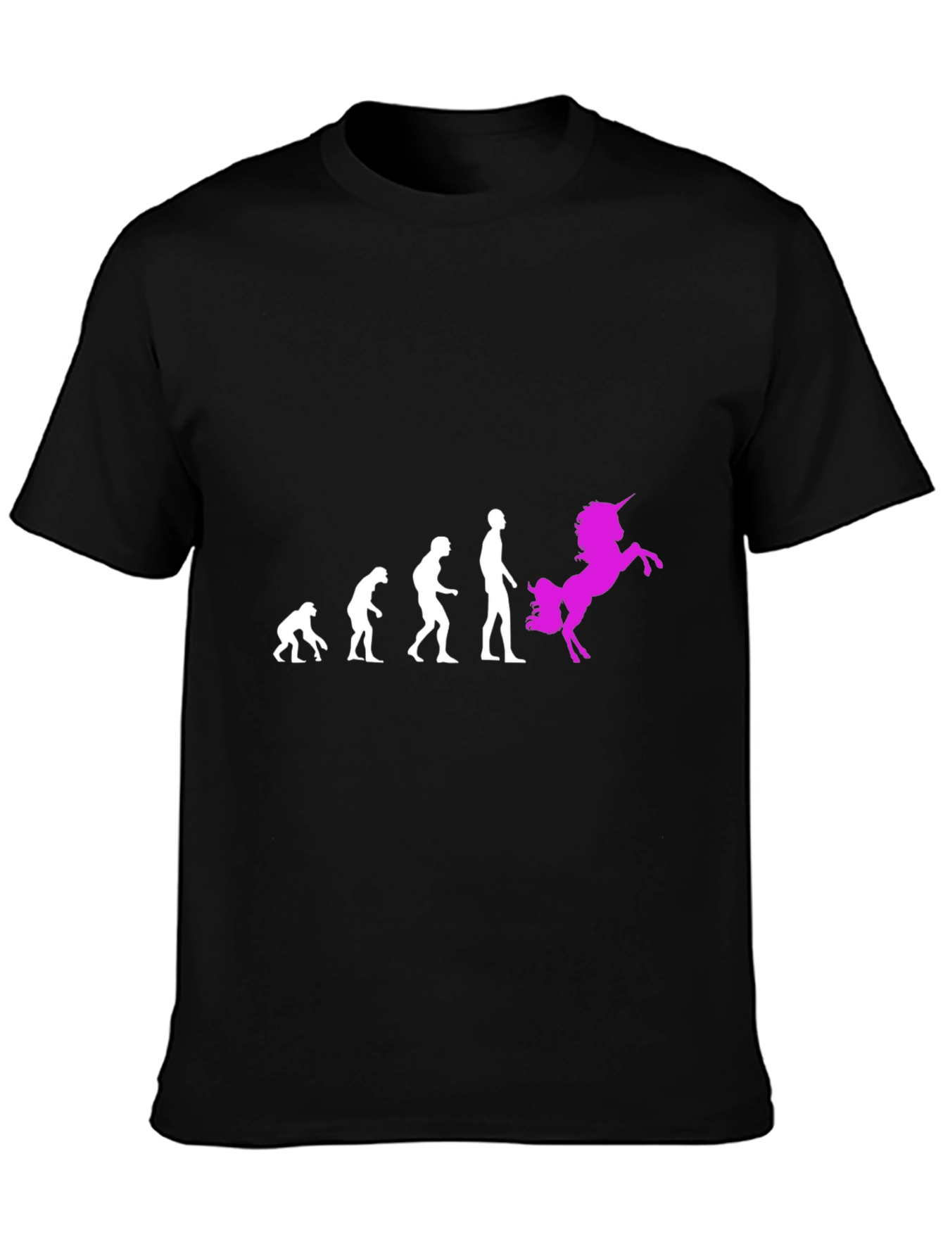 Evolution to Unicorn Graphic T-Shirt
