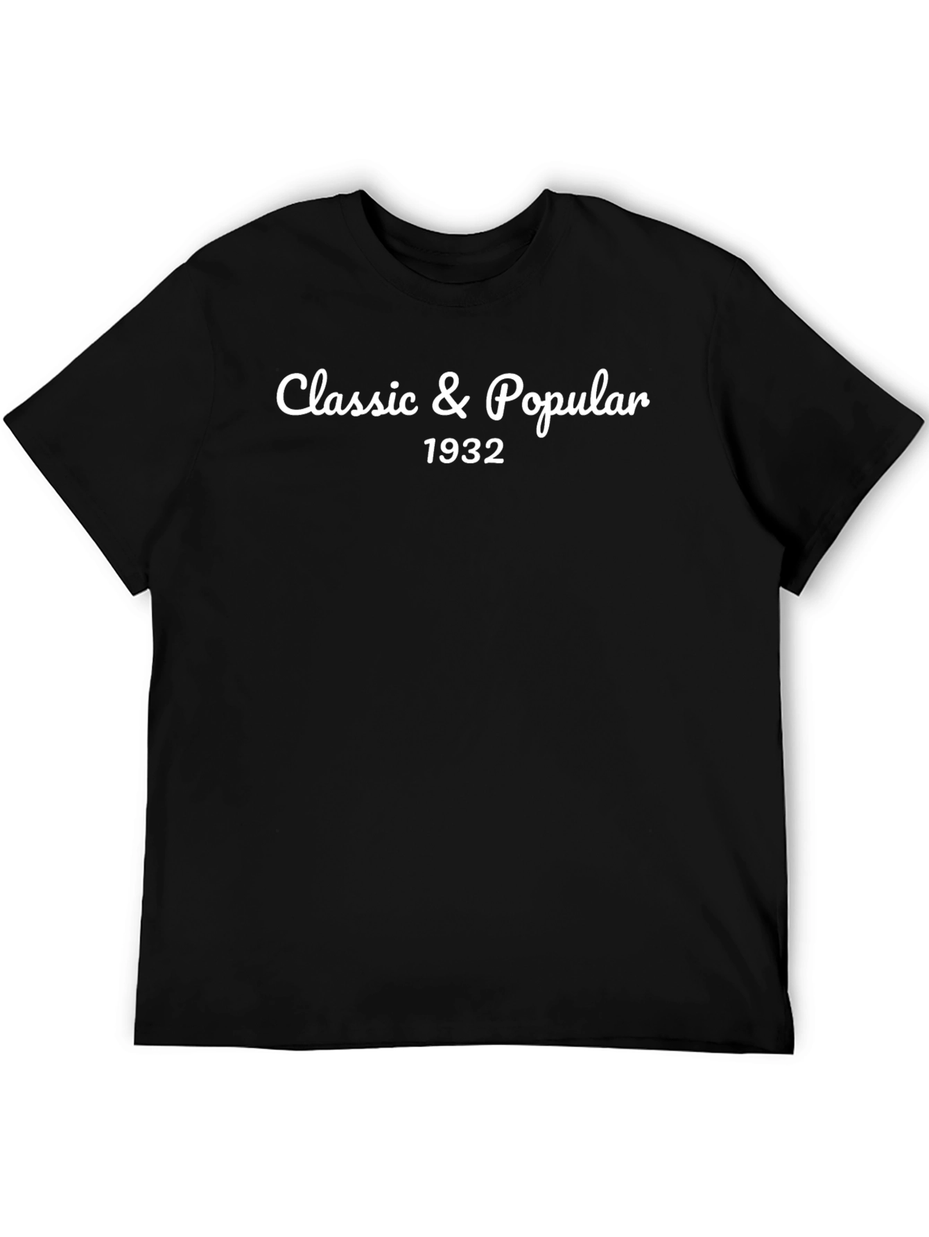 Classic & Popular 1932 Black T-Shirt