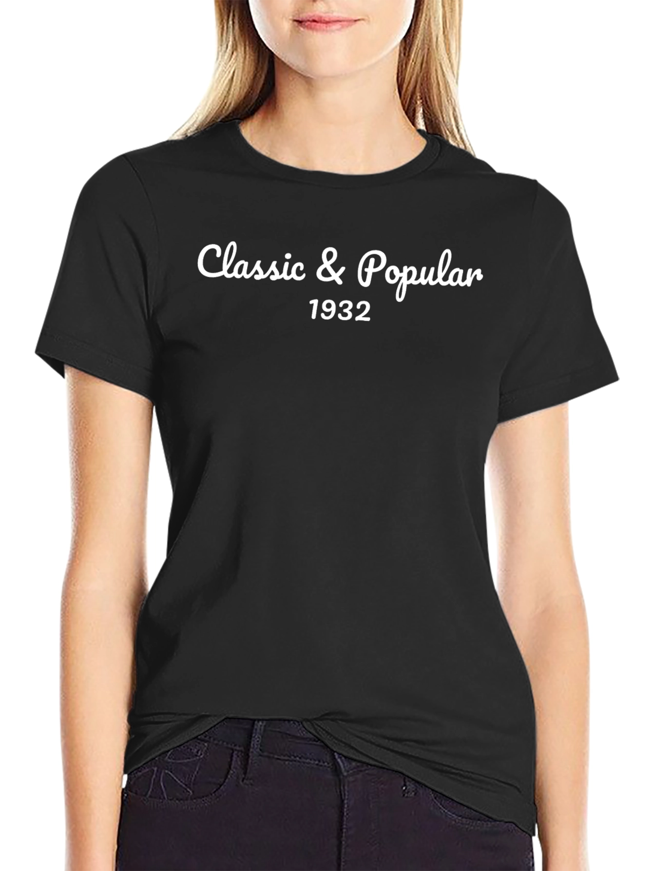 Classic & Popular 1932 Black T-Shirt