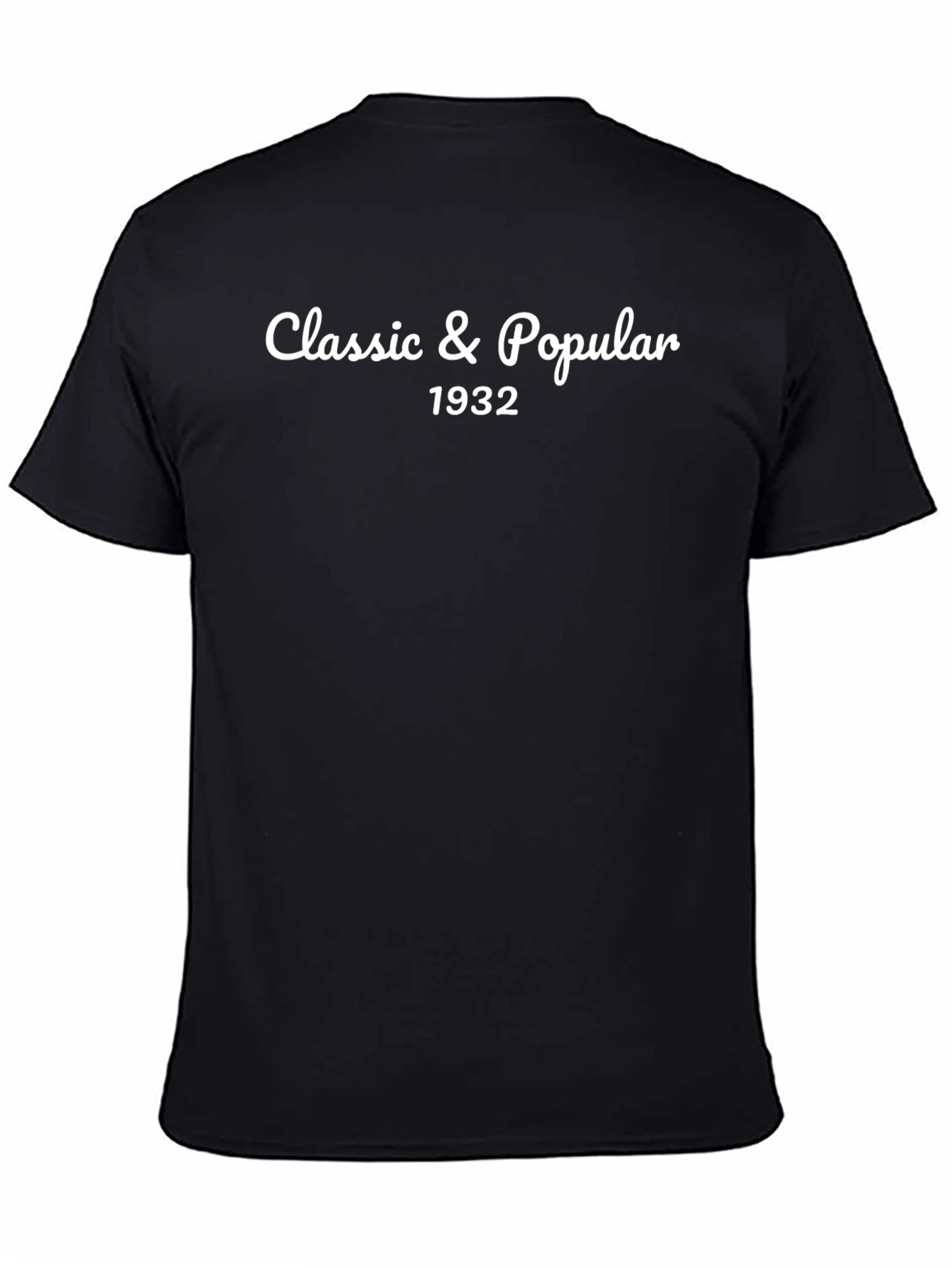 Classic & Popular 1932 Black T-Shirt
