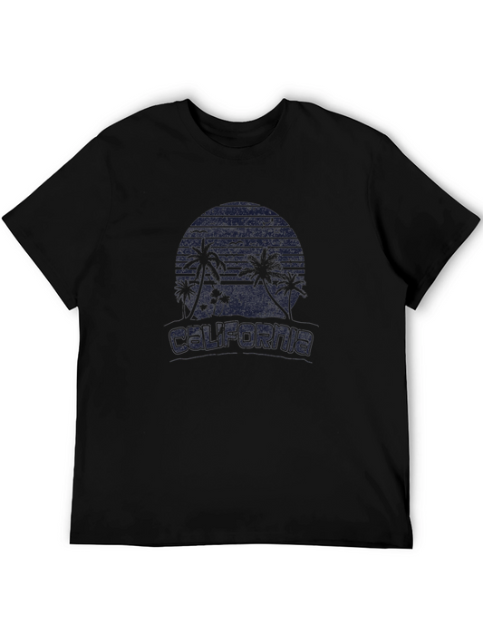 California Graphic T-Shirt - Black