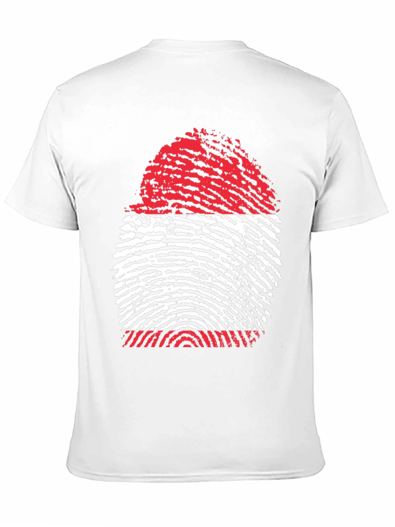 Fingerprint Flag Graphic Tee - Unique Design