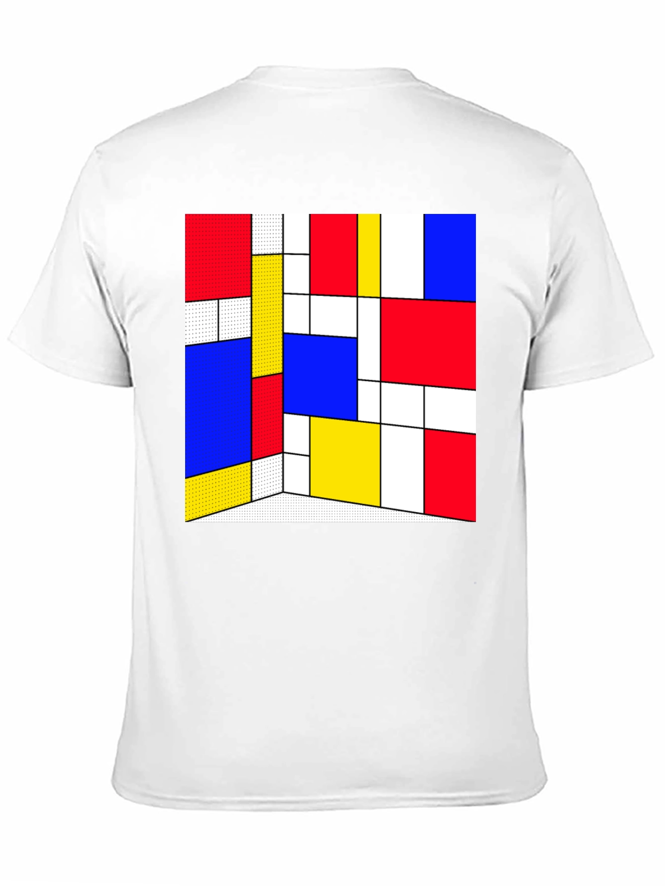 Abstract Geometric Print T-Shirt