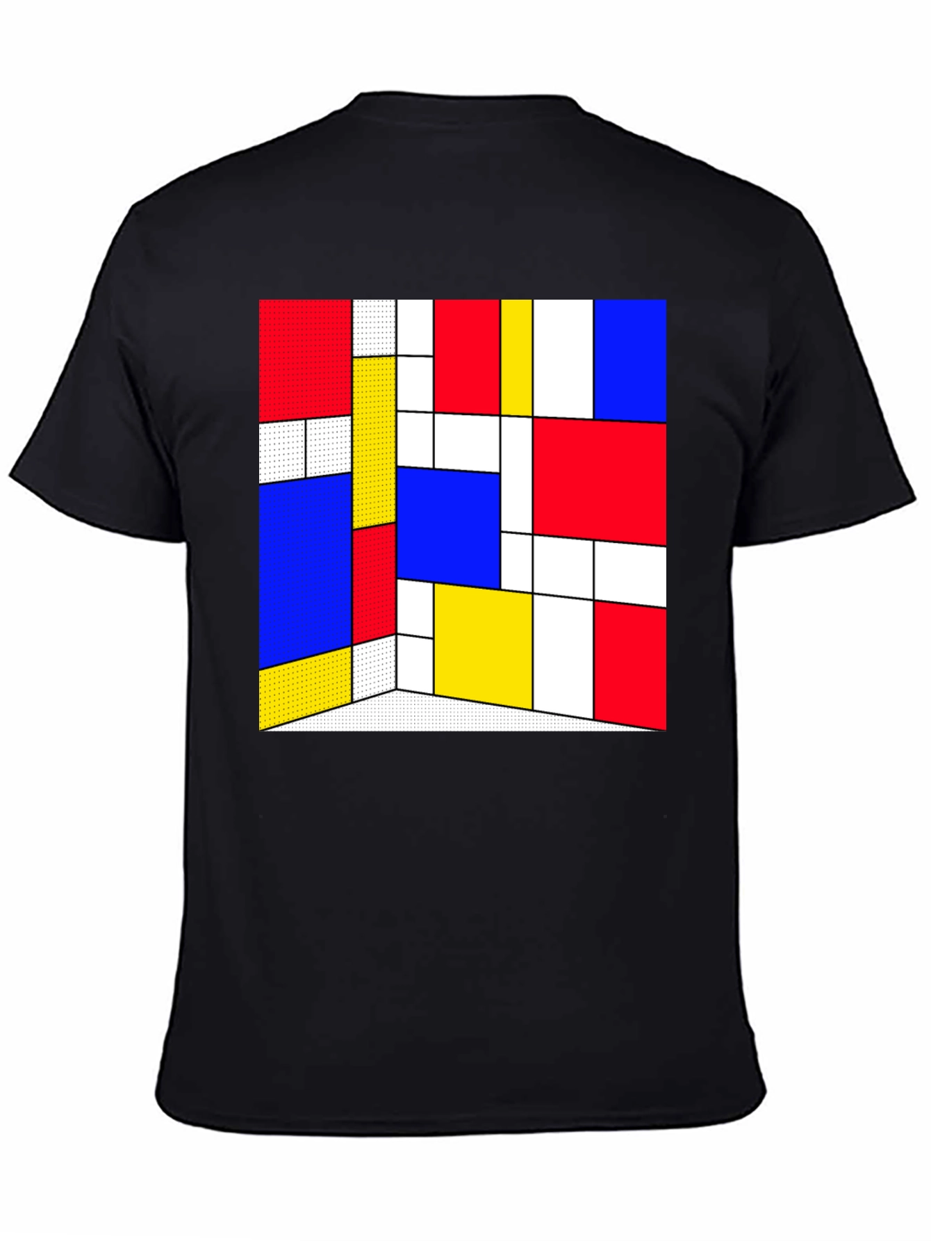 Abstract Geometric Print T-Shirt