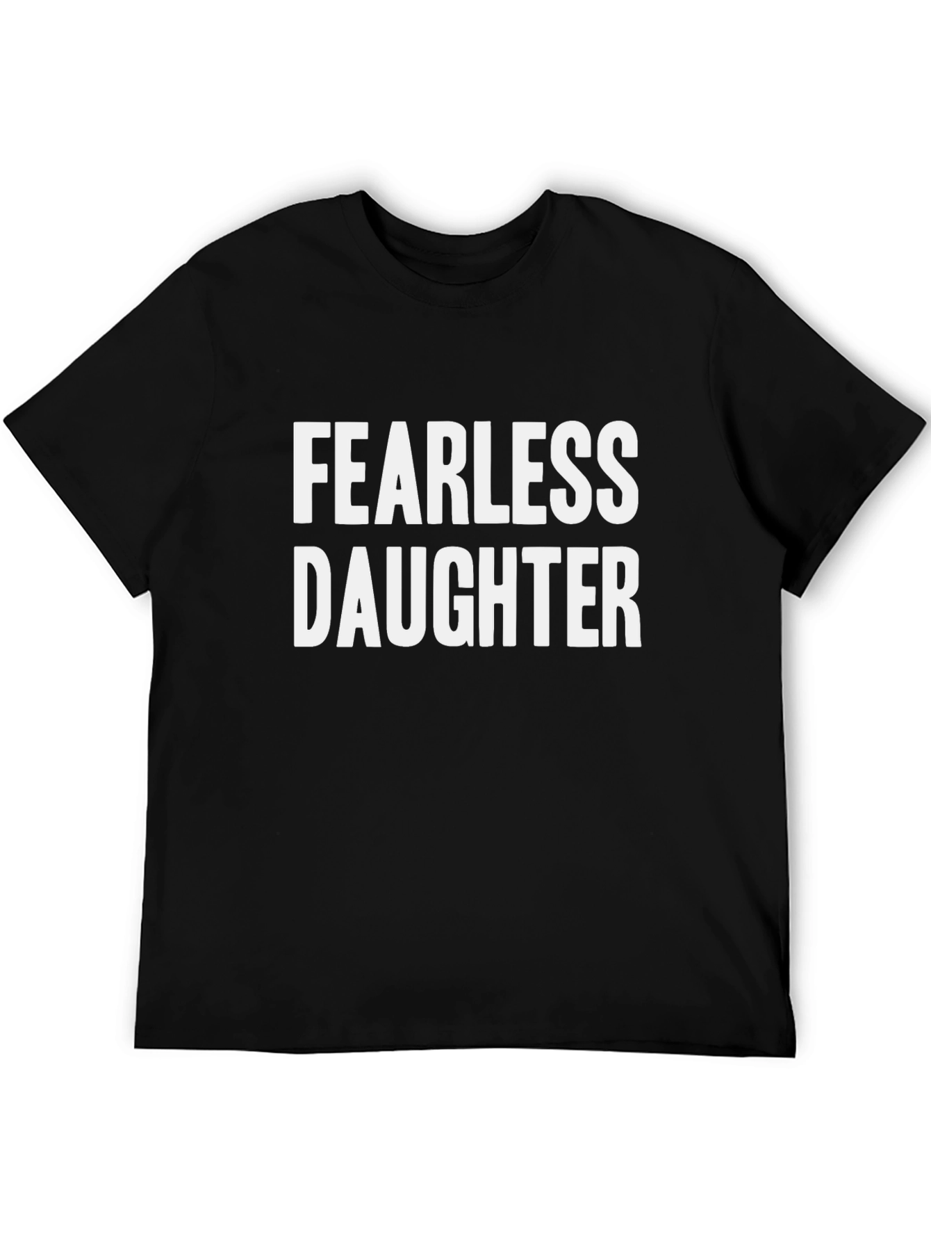 Fearless Daughter Graphic Tee - Black Cotton