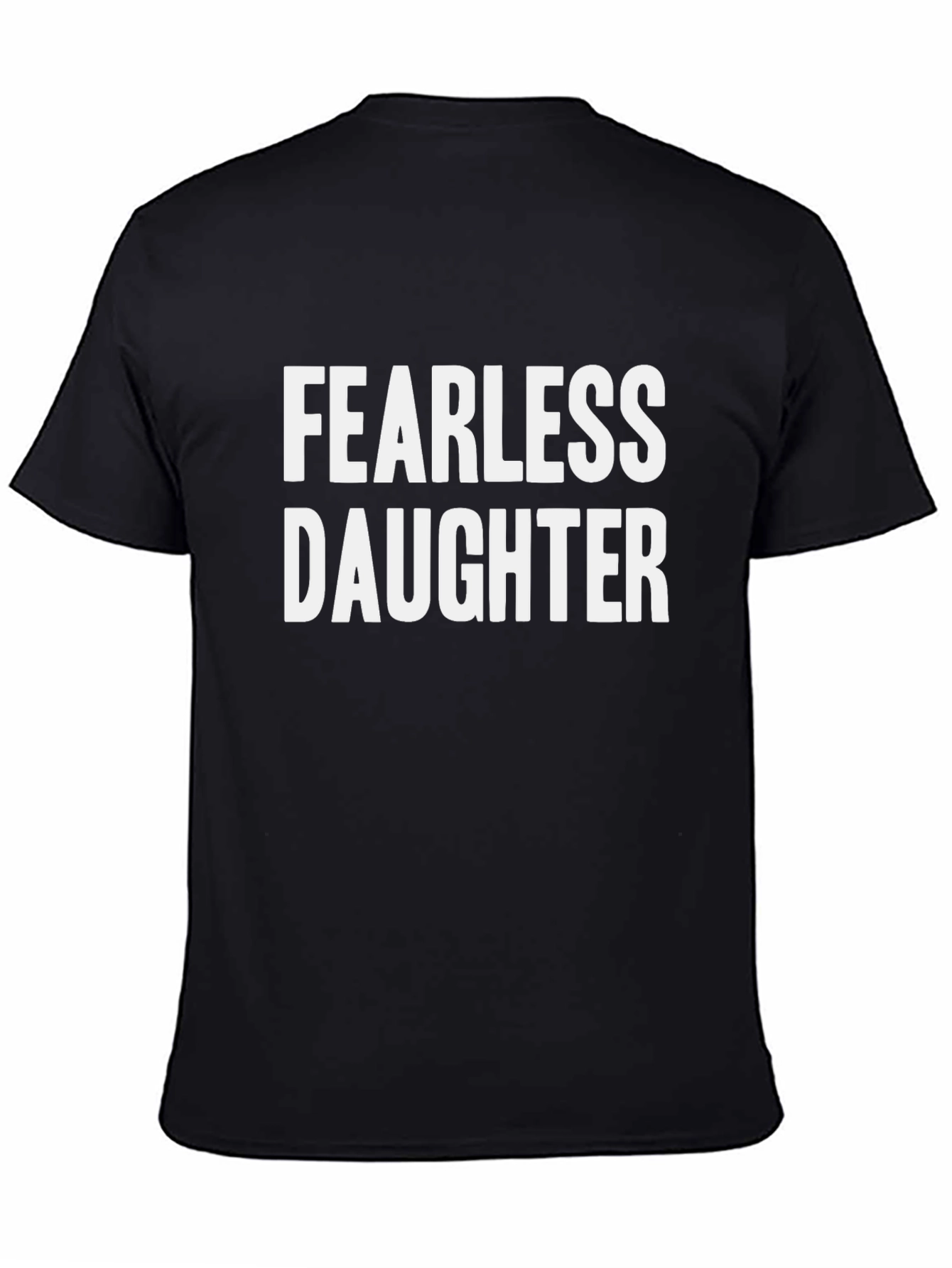 Fearless Daughter Graphic Tee - Black Cotton