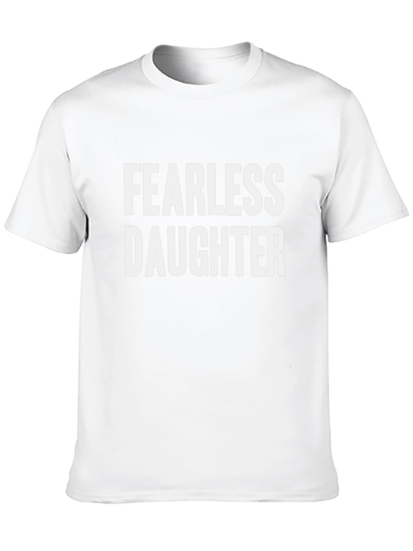Fearless Daughter Graphic Tee - Black Cotton