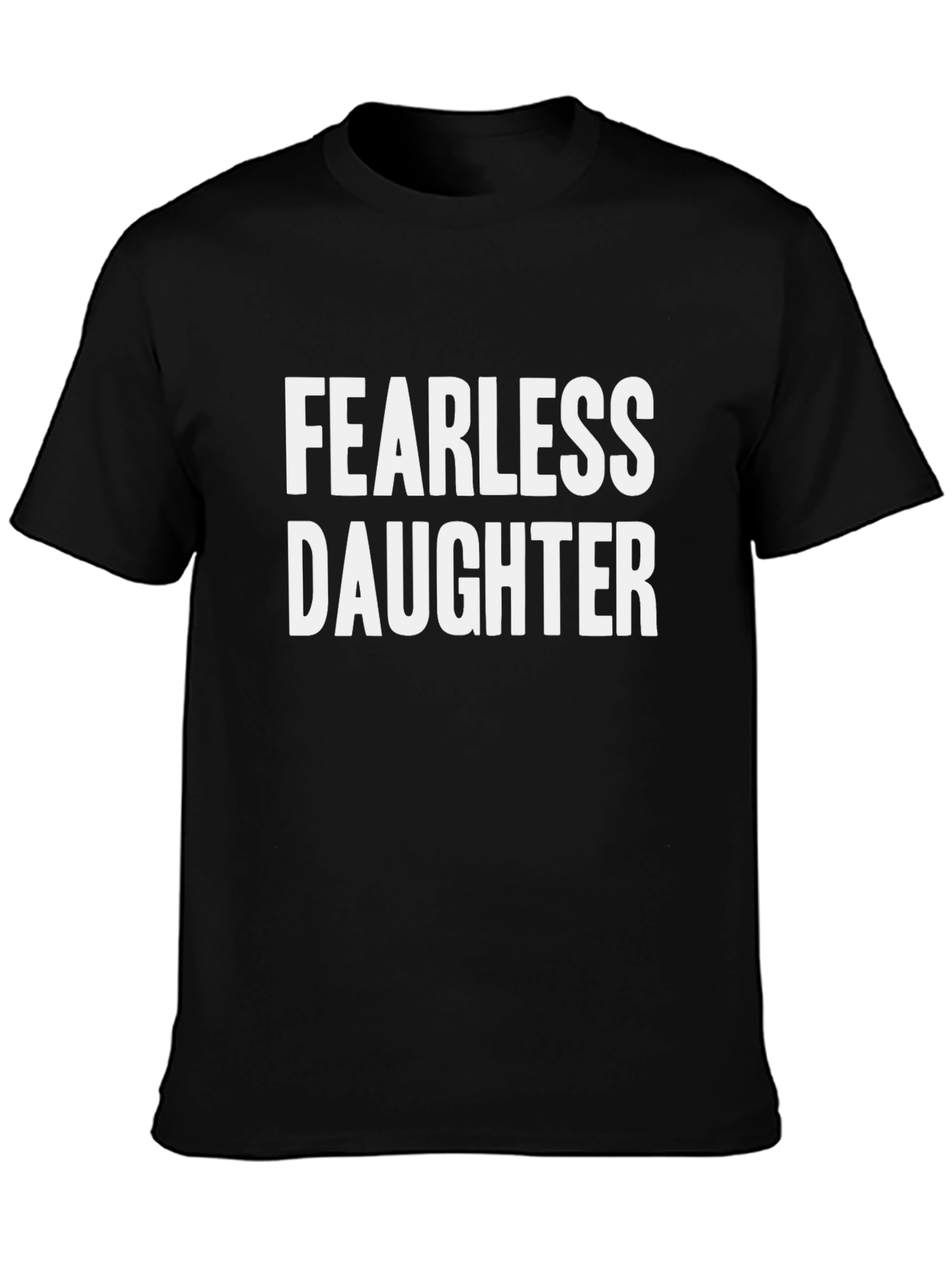 Fearless Daughter Graphic Tee - Black Cotton
