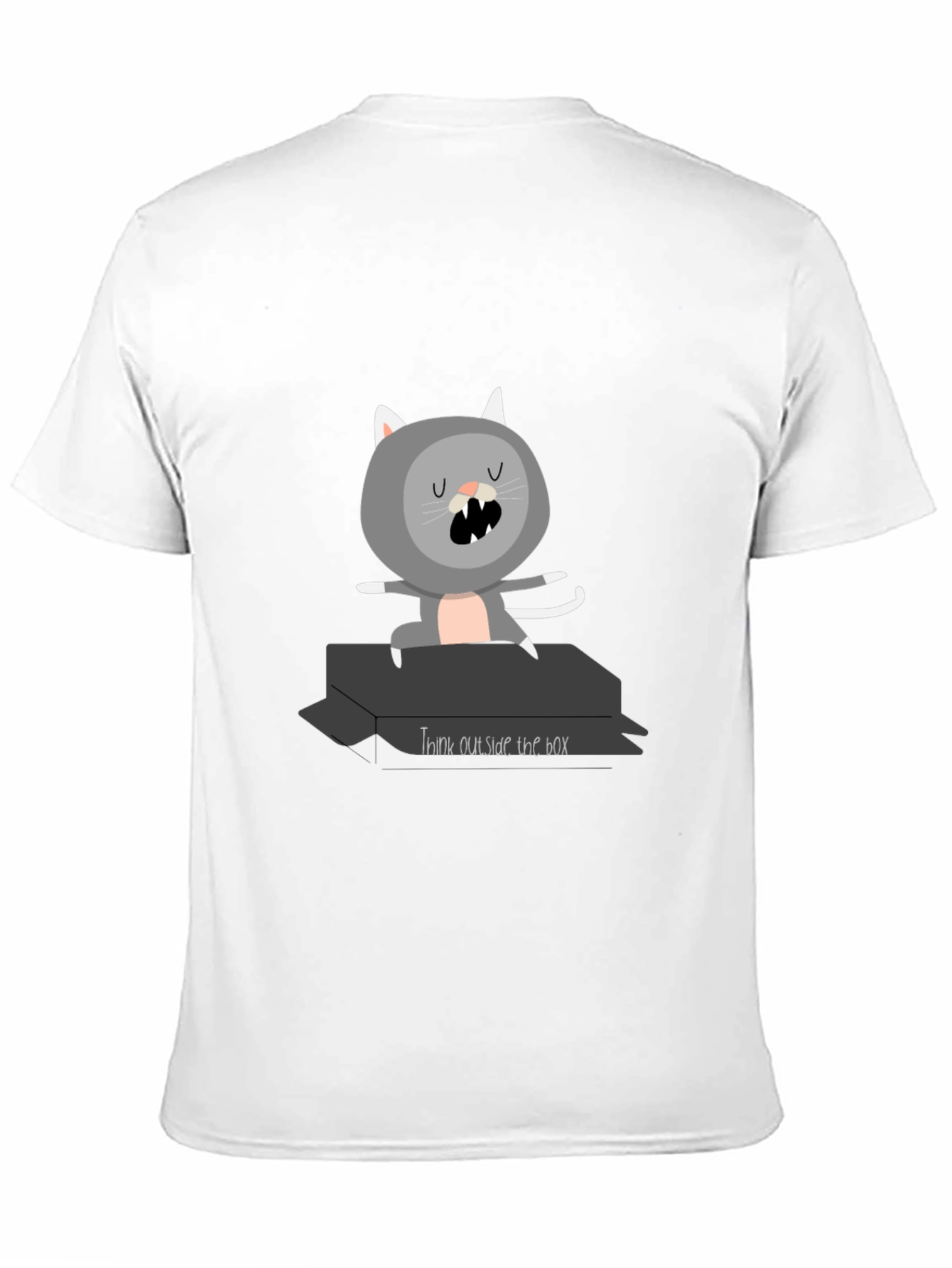 Think Outside the Box Cat T-Shirt