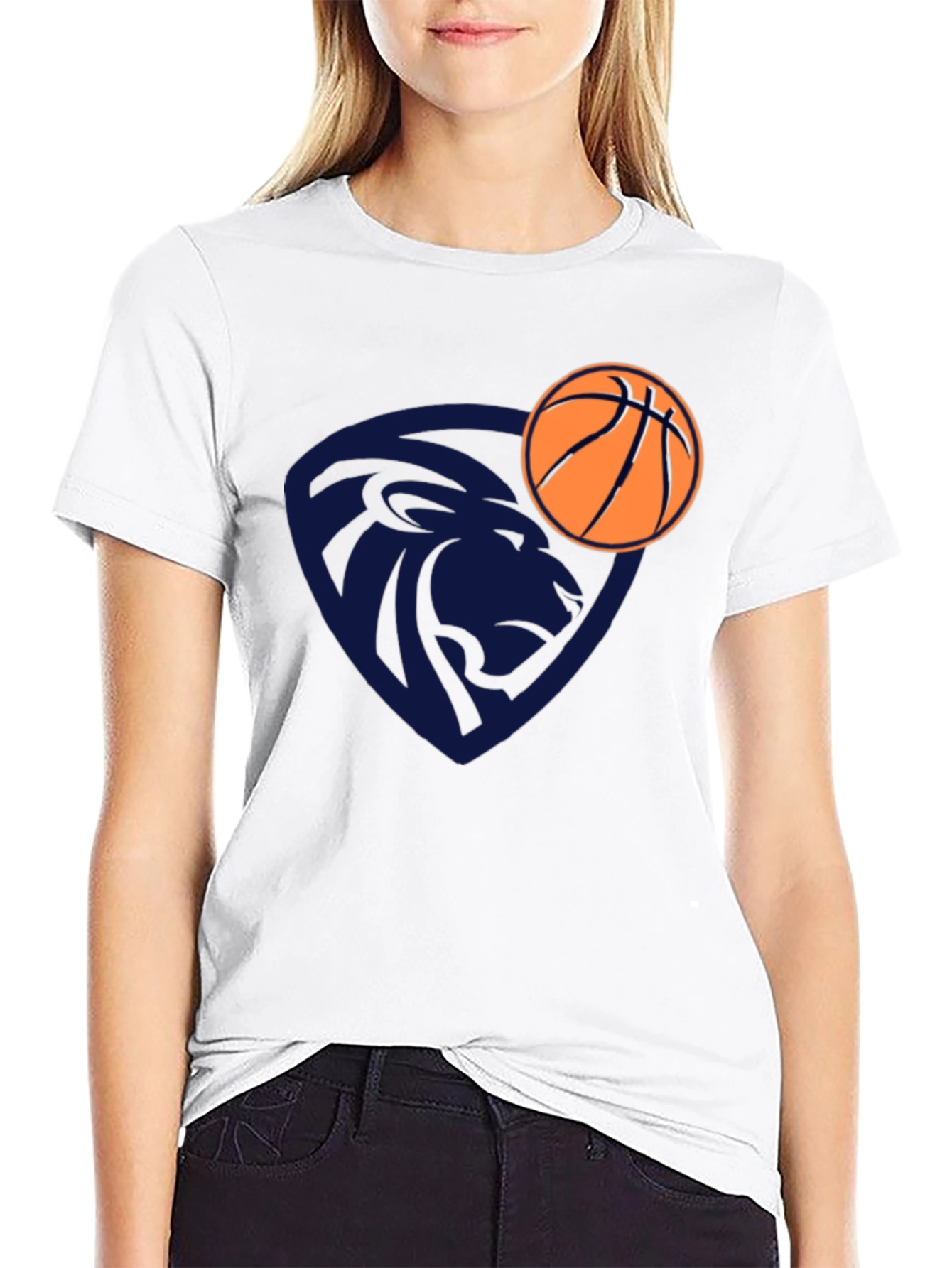 Lion Basketball Graphic Tee - Stylish & Unique Design