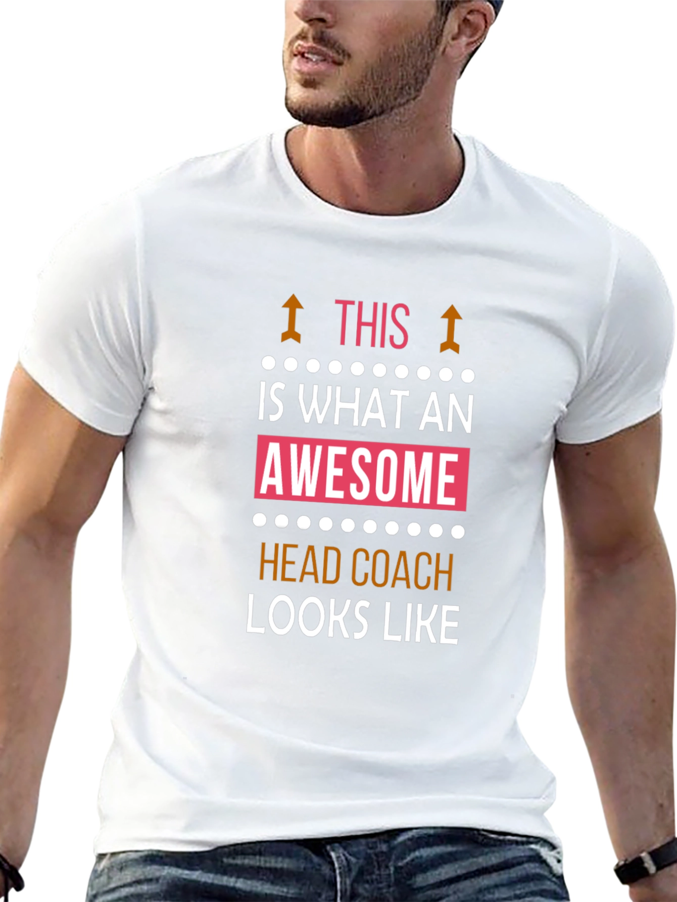Awesome Head Coach Graphic T-Shirt