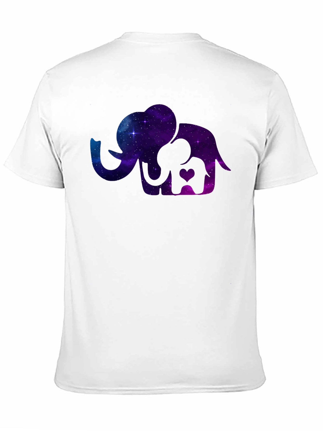 Elephant Galaxy T-Shirt - Cosmic Mother & Baby Tee