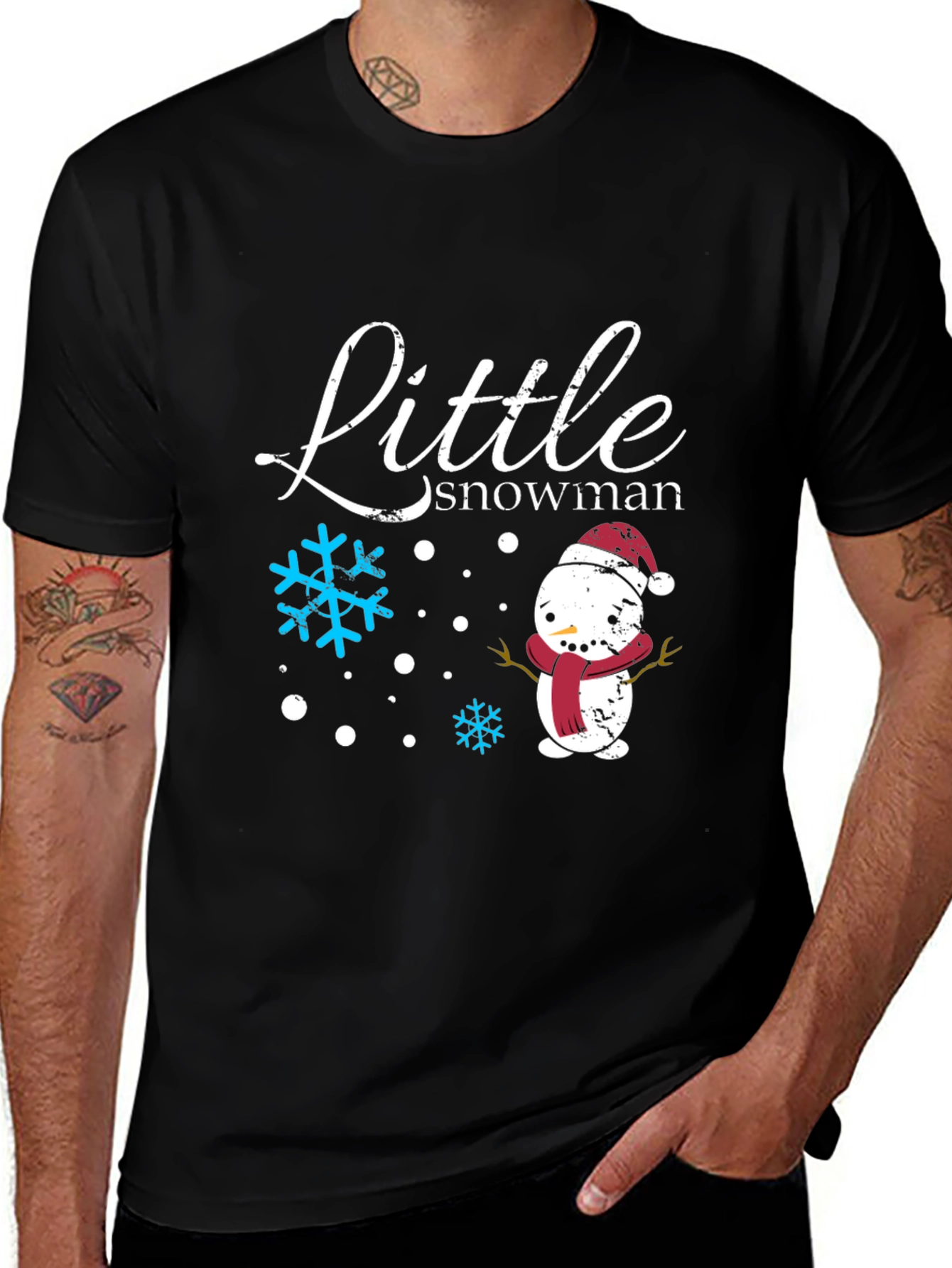 Little Snowman Graphic Tee