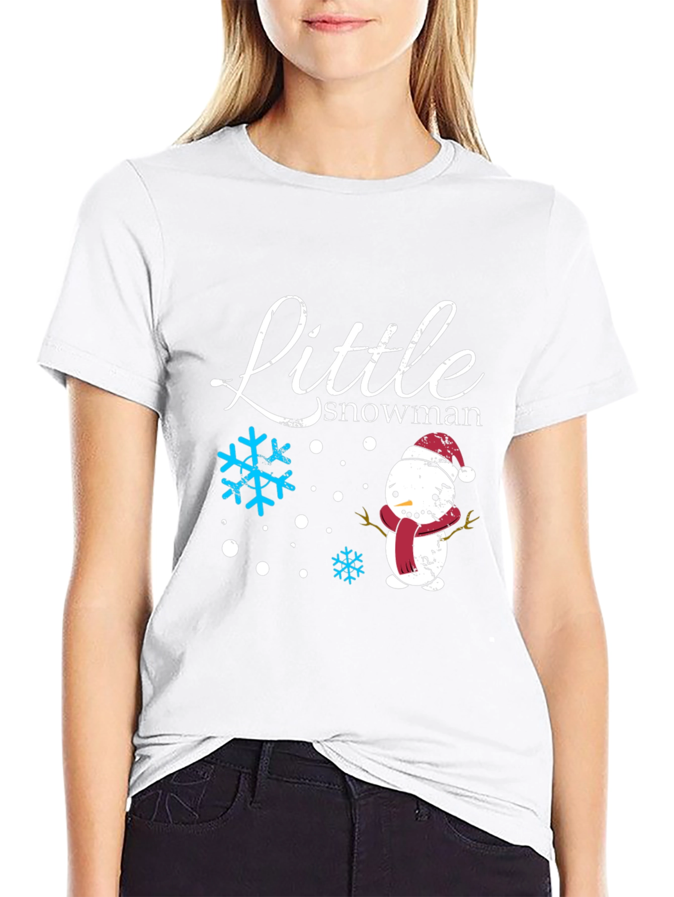 Little Snowman Graphic Tee