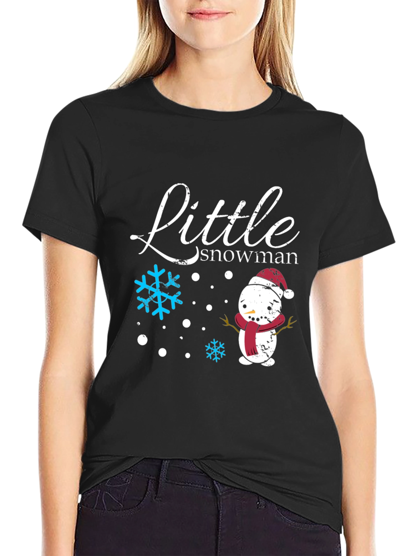 Little Snowman Graphic Tee