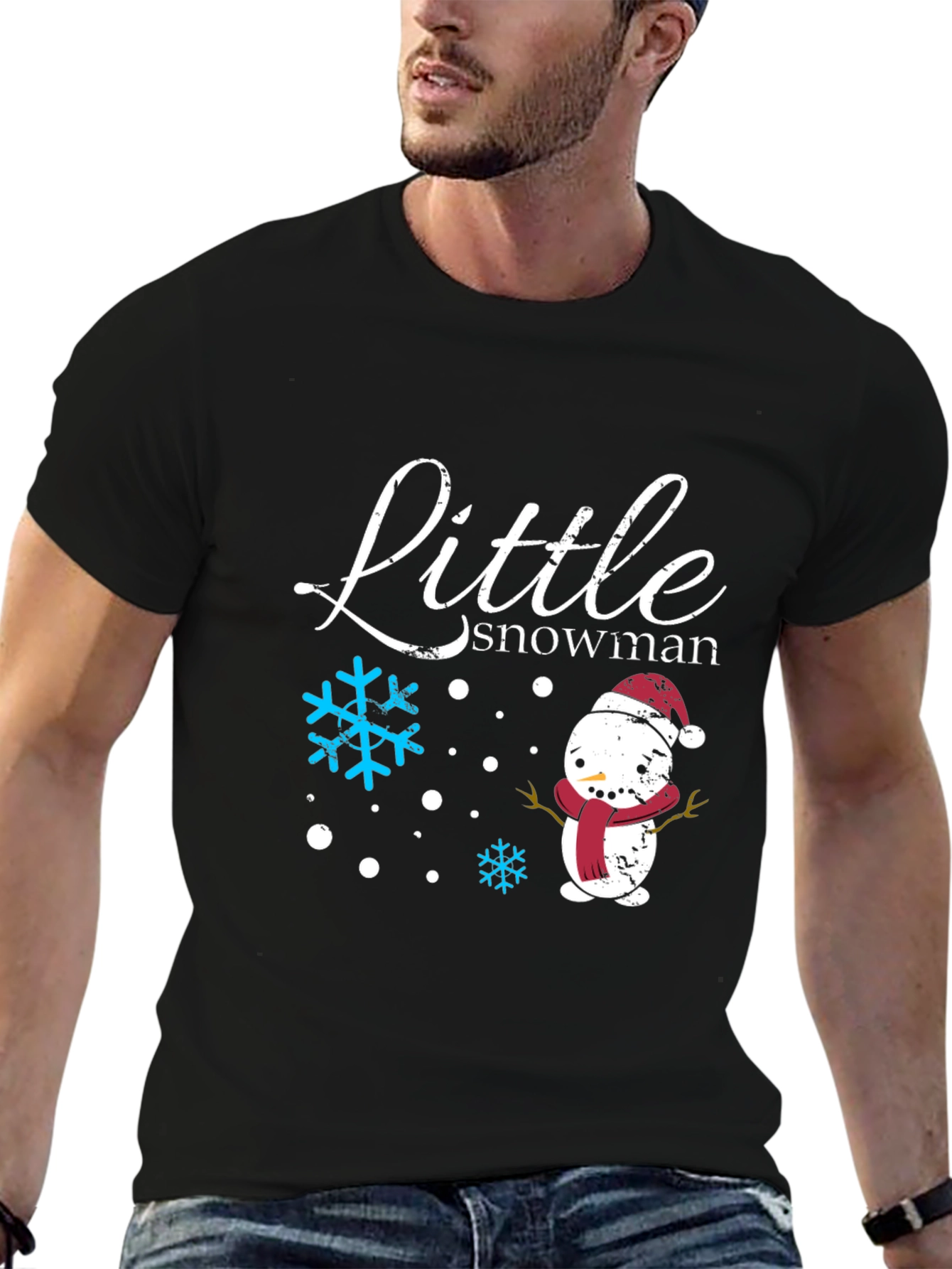 Little Snowman Graphic Tee