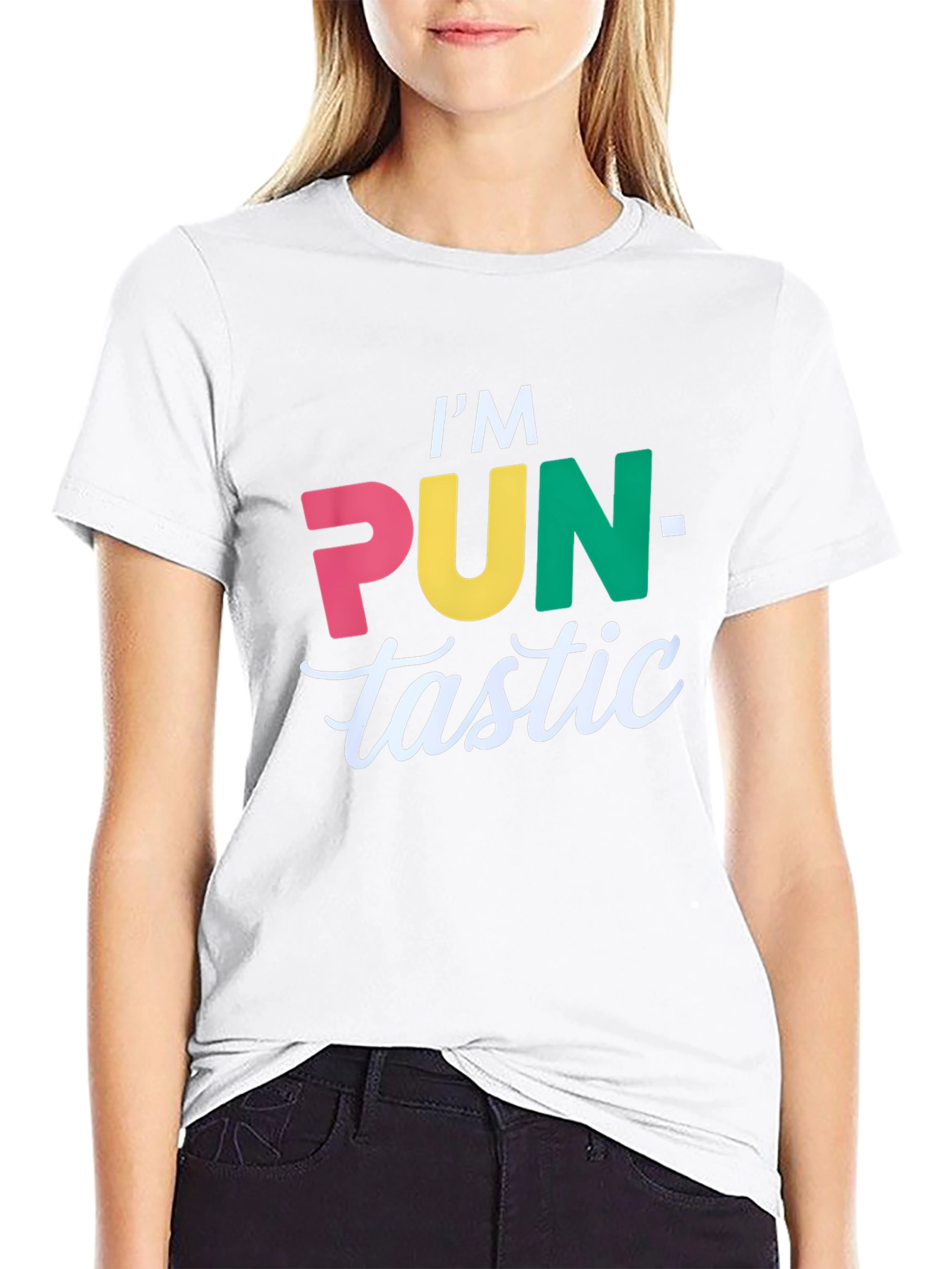 Pun-tastic Graphic T-Shirt - Black Cotton Tee