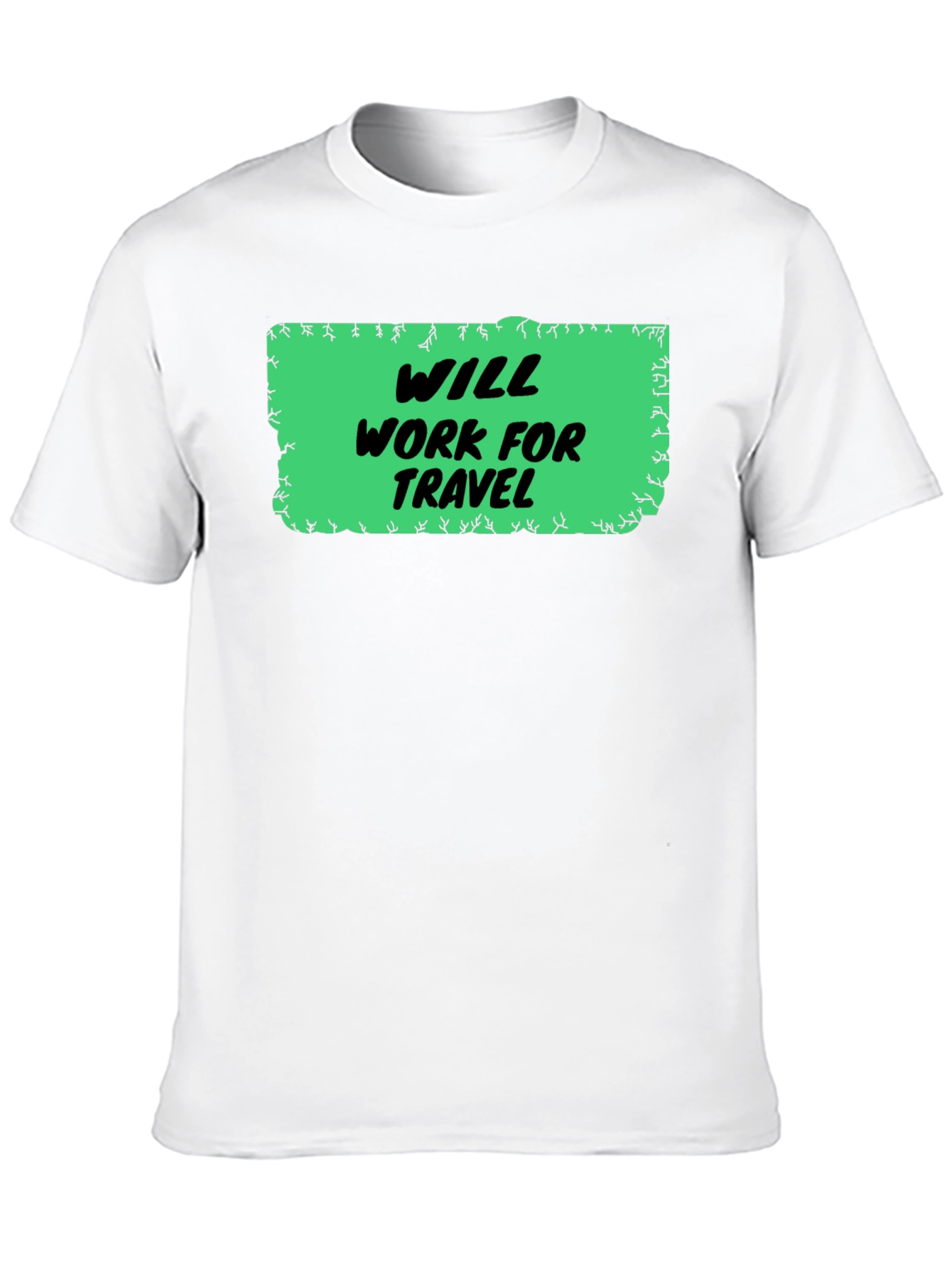 Will Work for Travel Graphic Tee