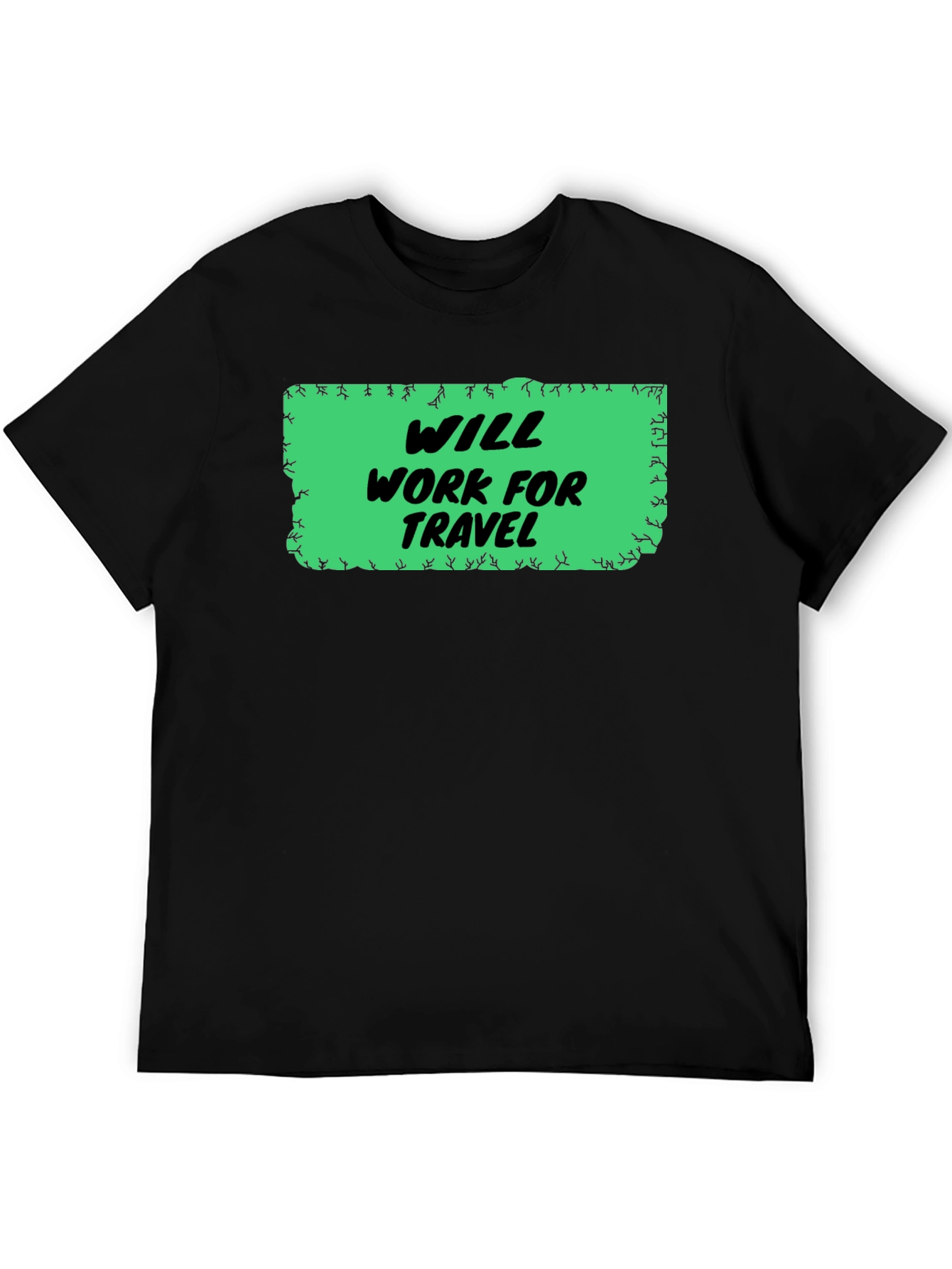 Will Work for Travel Graphic Tee