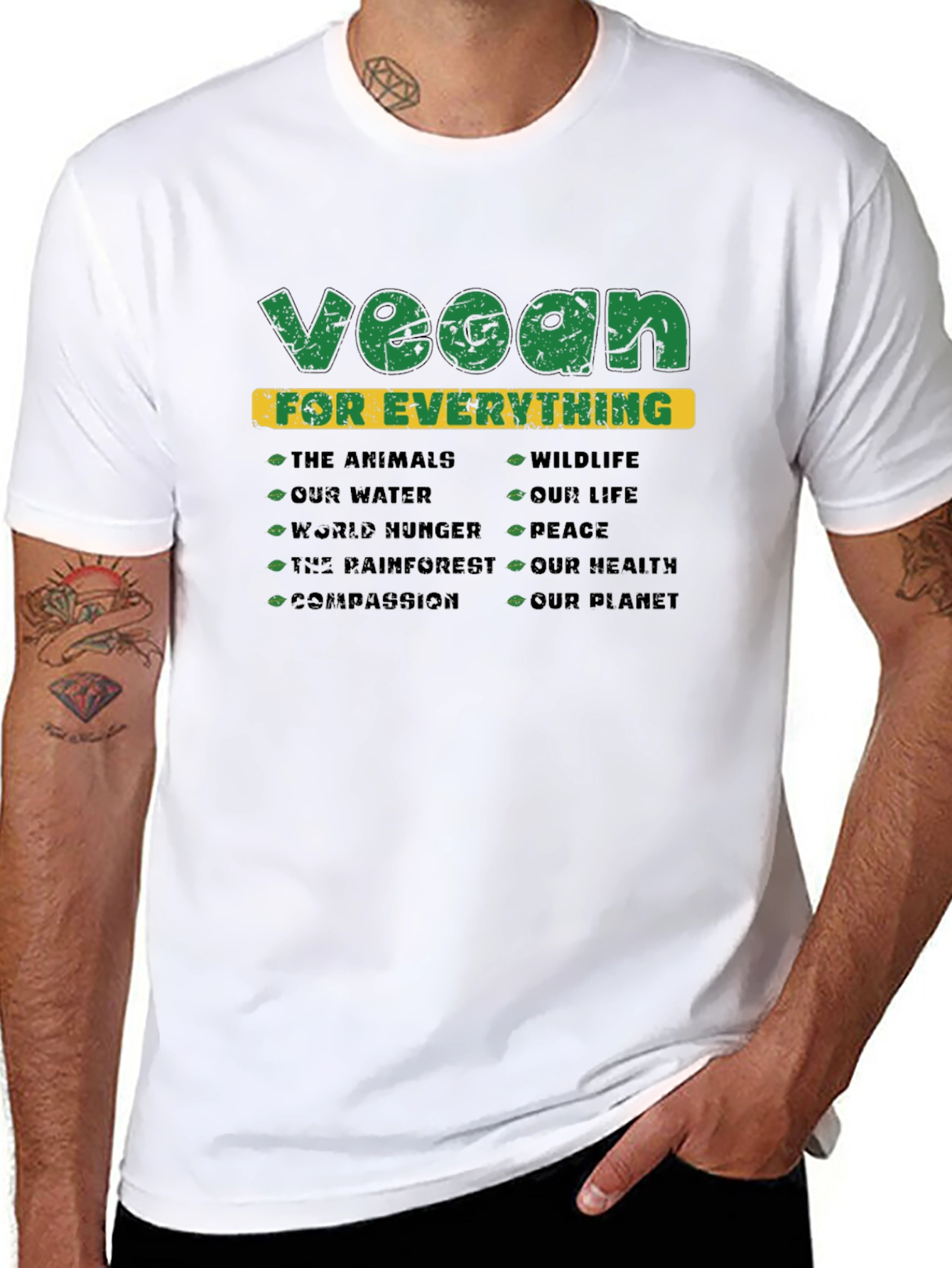 Vegan for Everything Graphic T-Shirt