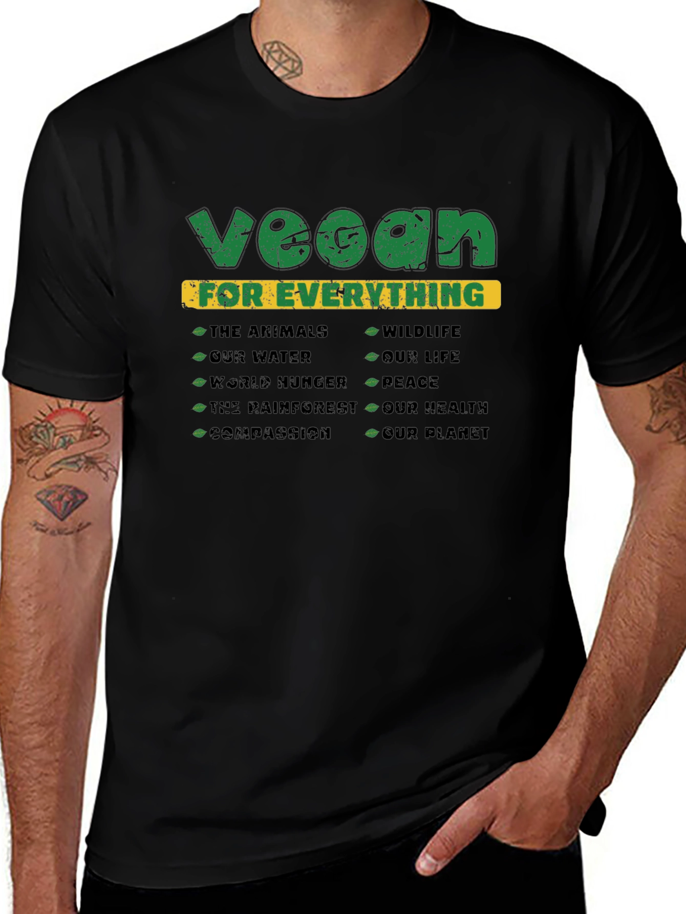 Vegan for Everything Graphic T-Shirt
