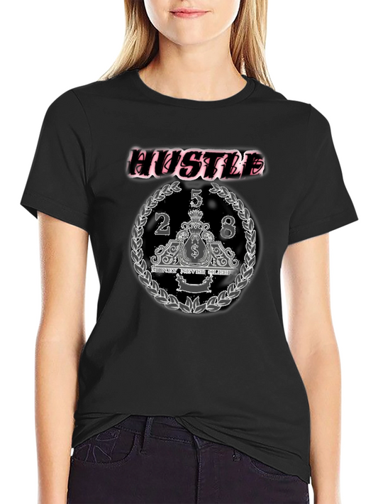 Hustle Graphic Tee - Money Never Sleeps