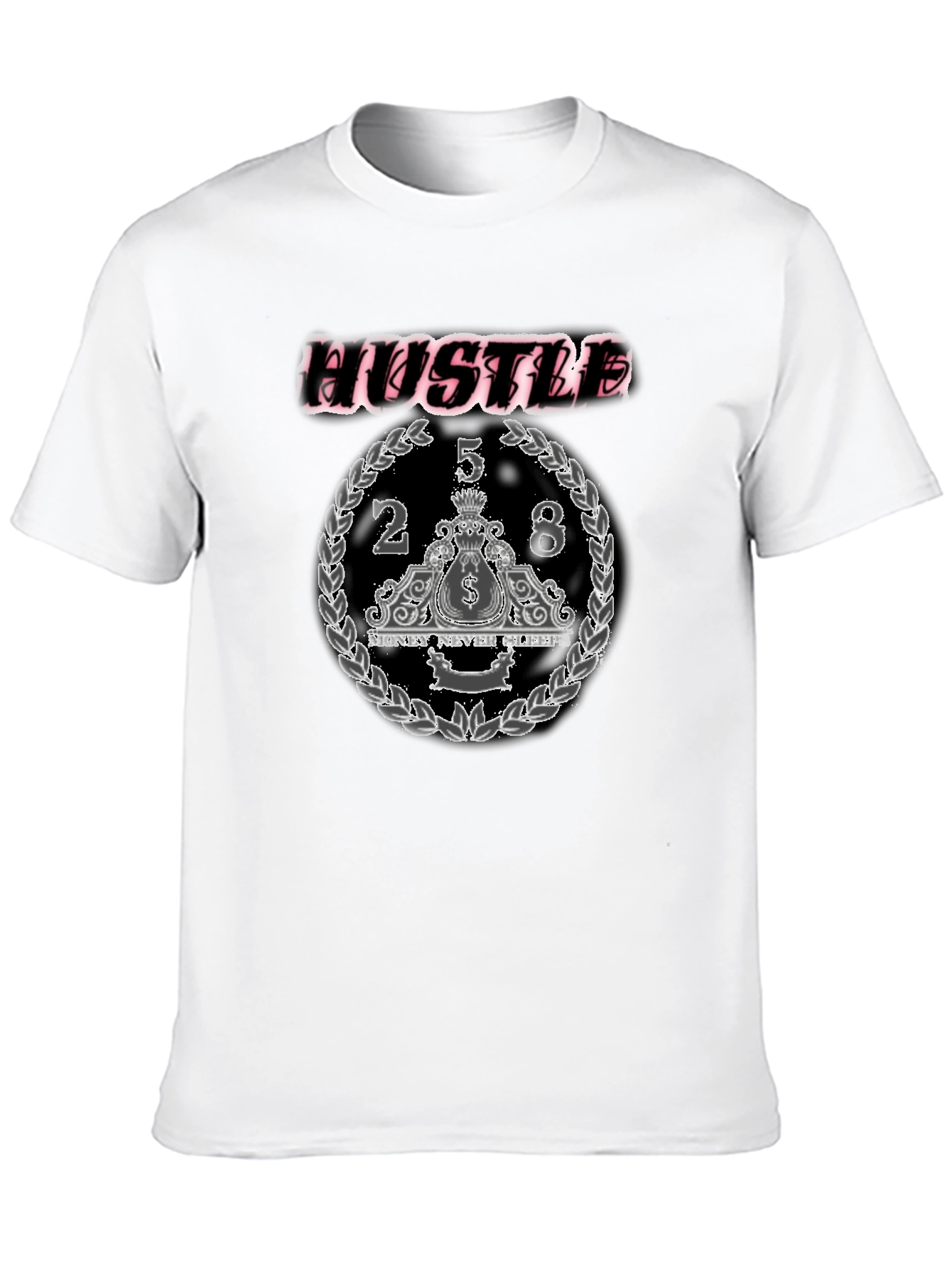Hustle Graphic Tee - Money Never Sleeps