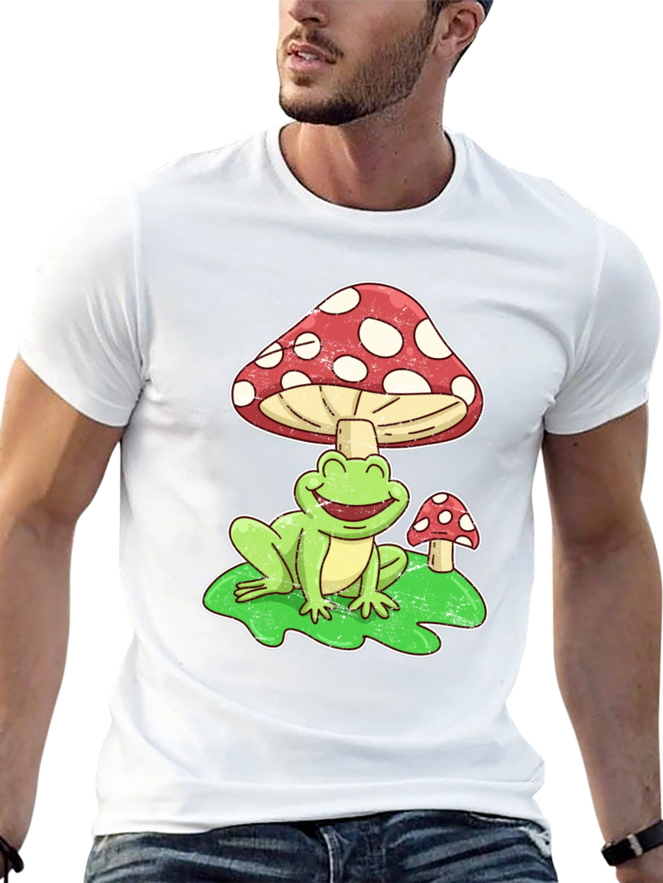 Frog & Mushroom Graphic Tee