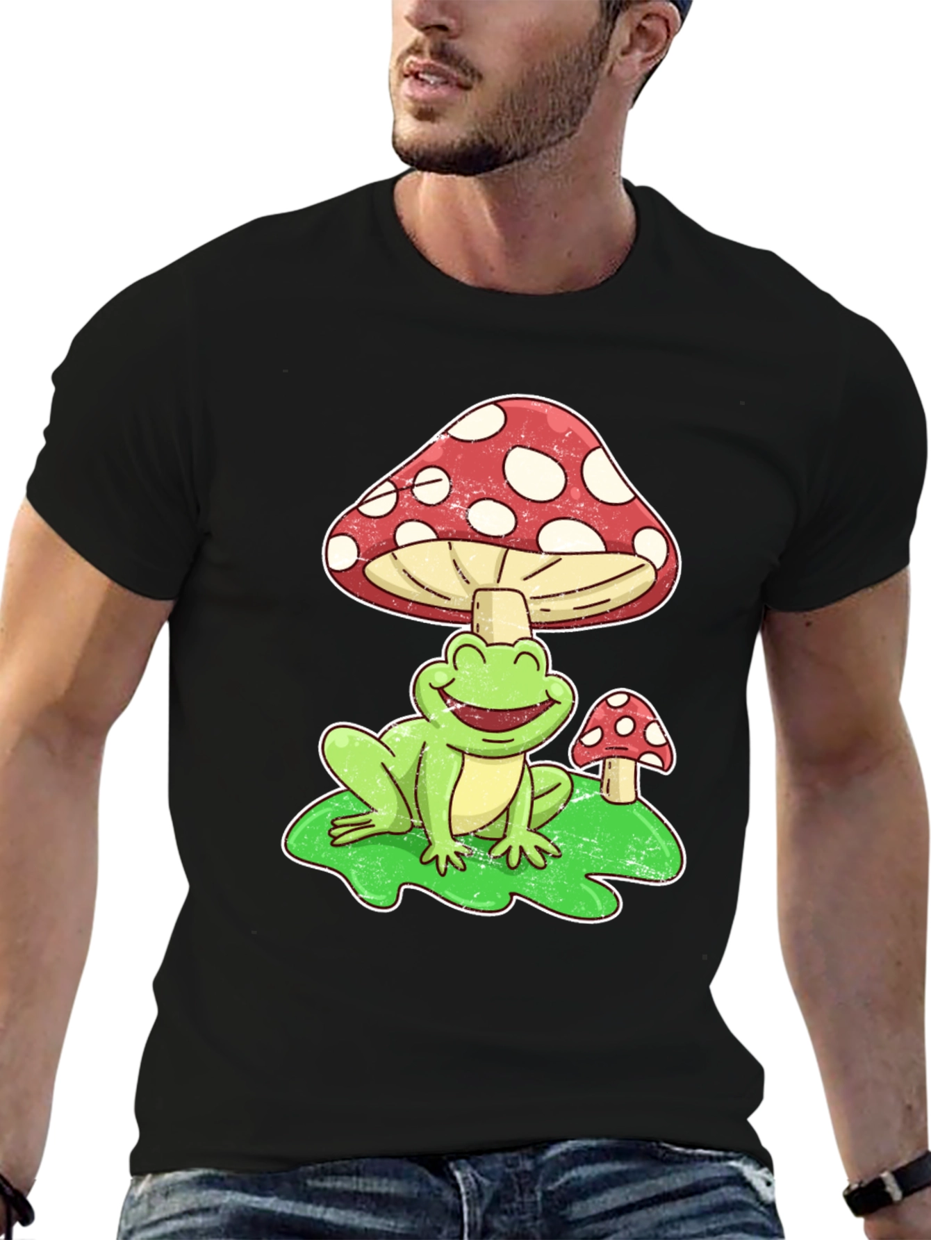 Frog & Mushroom Graphic Tee