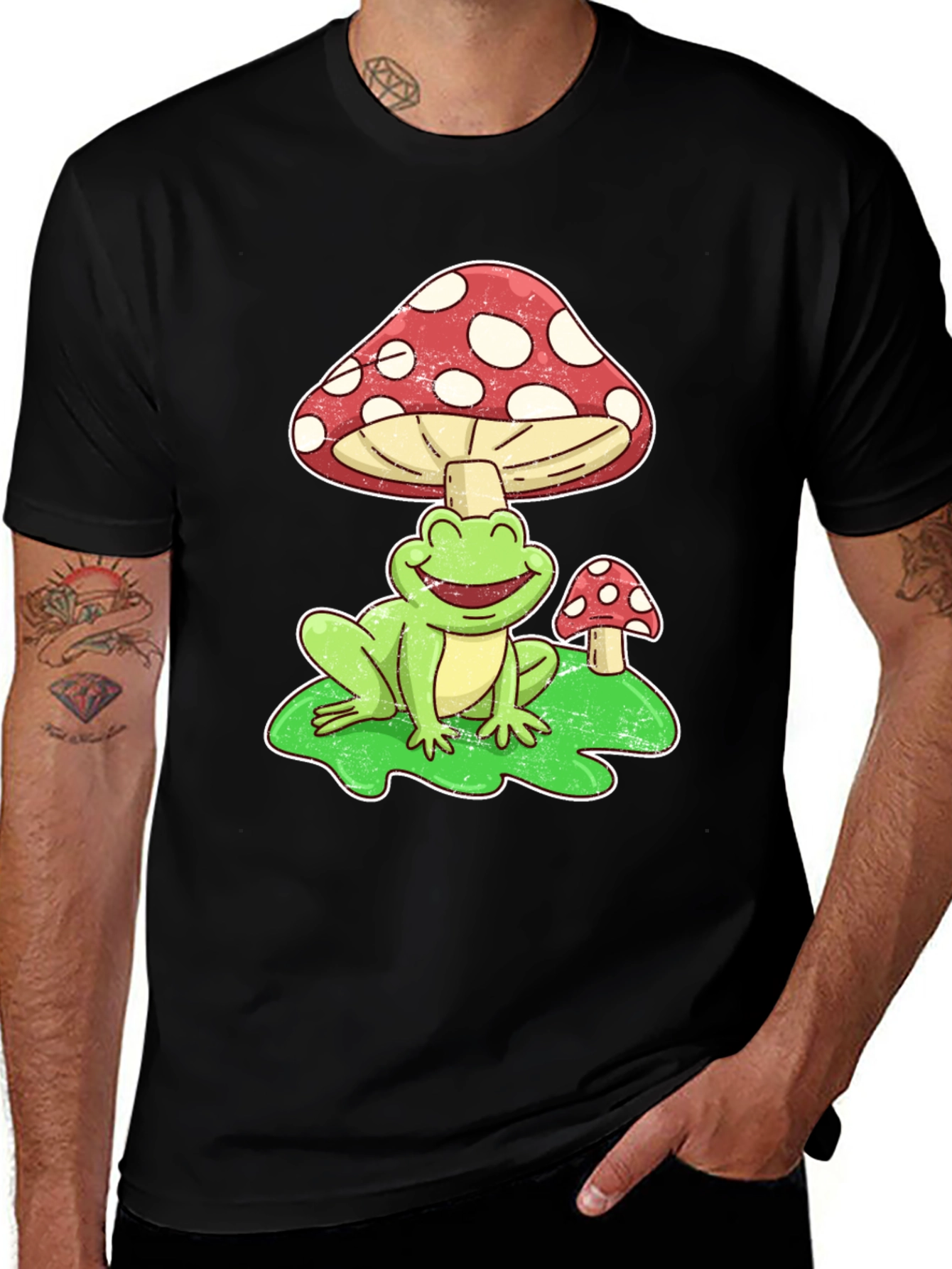 Frog & Mushroom Graphic Tee