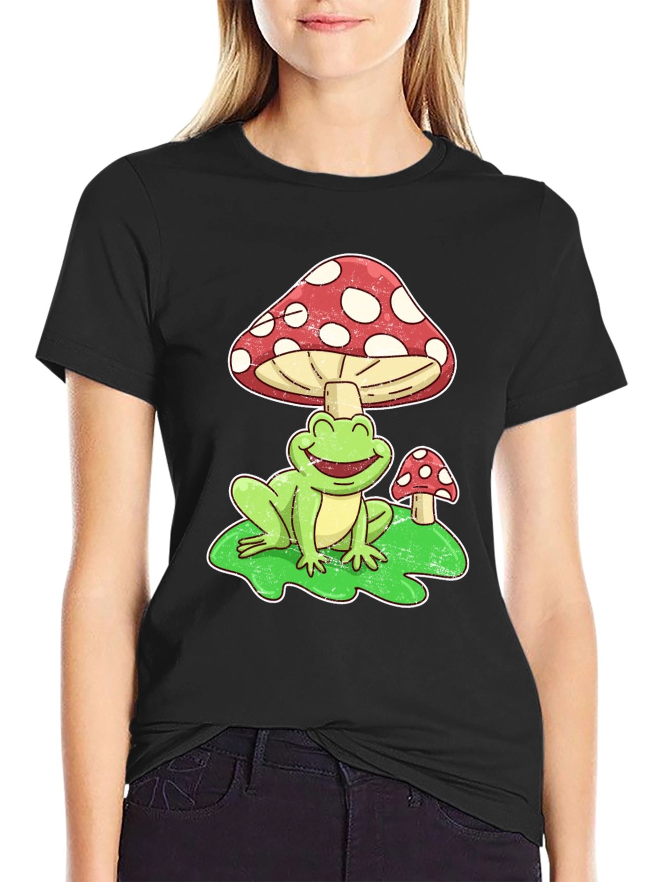 Frog & Mushroom Graphic Tee