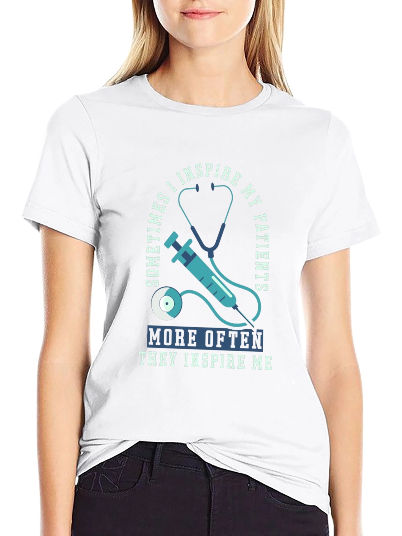 Inspiring Healthcare Tee - Nurse/Doctor Appreciation