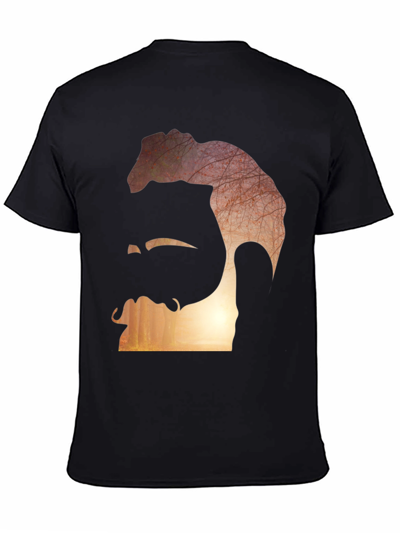 Abstract Silhouette Graphic Tee