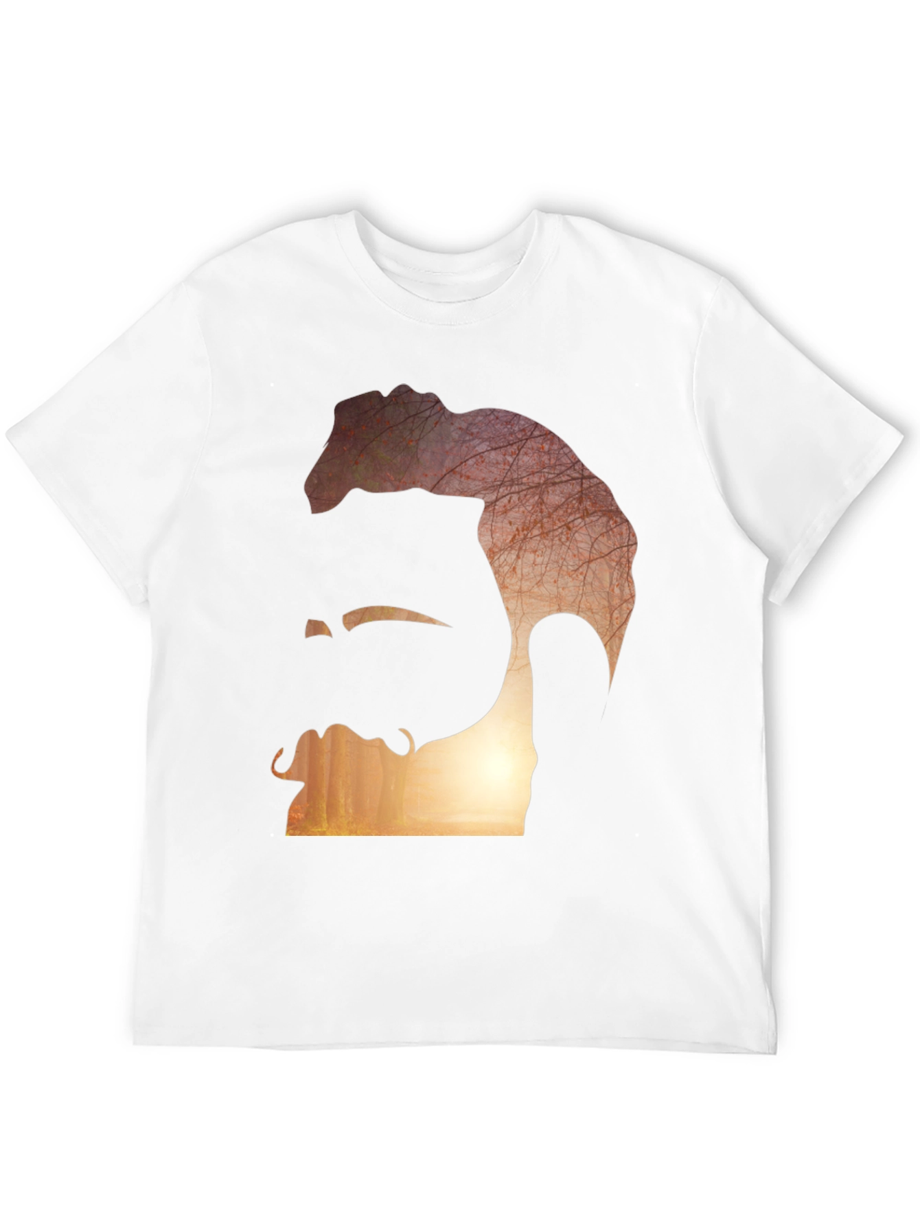 Abstract Silhouette Graphic Tee