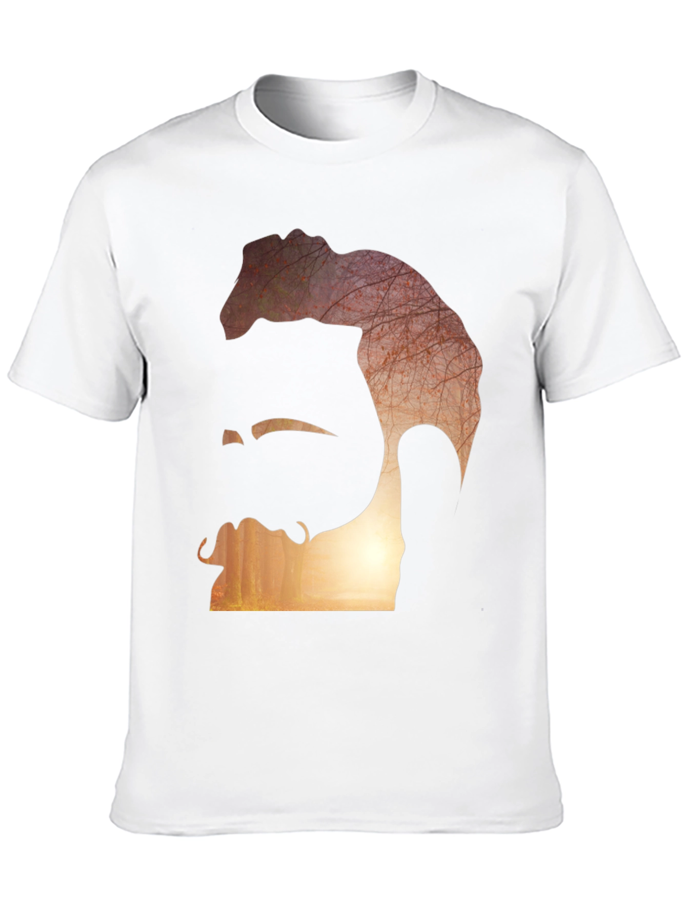 Abstract Silhouette Graphic Tee