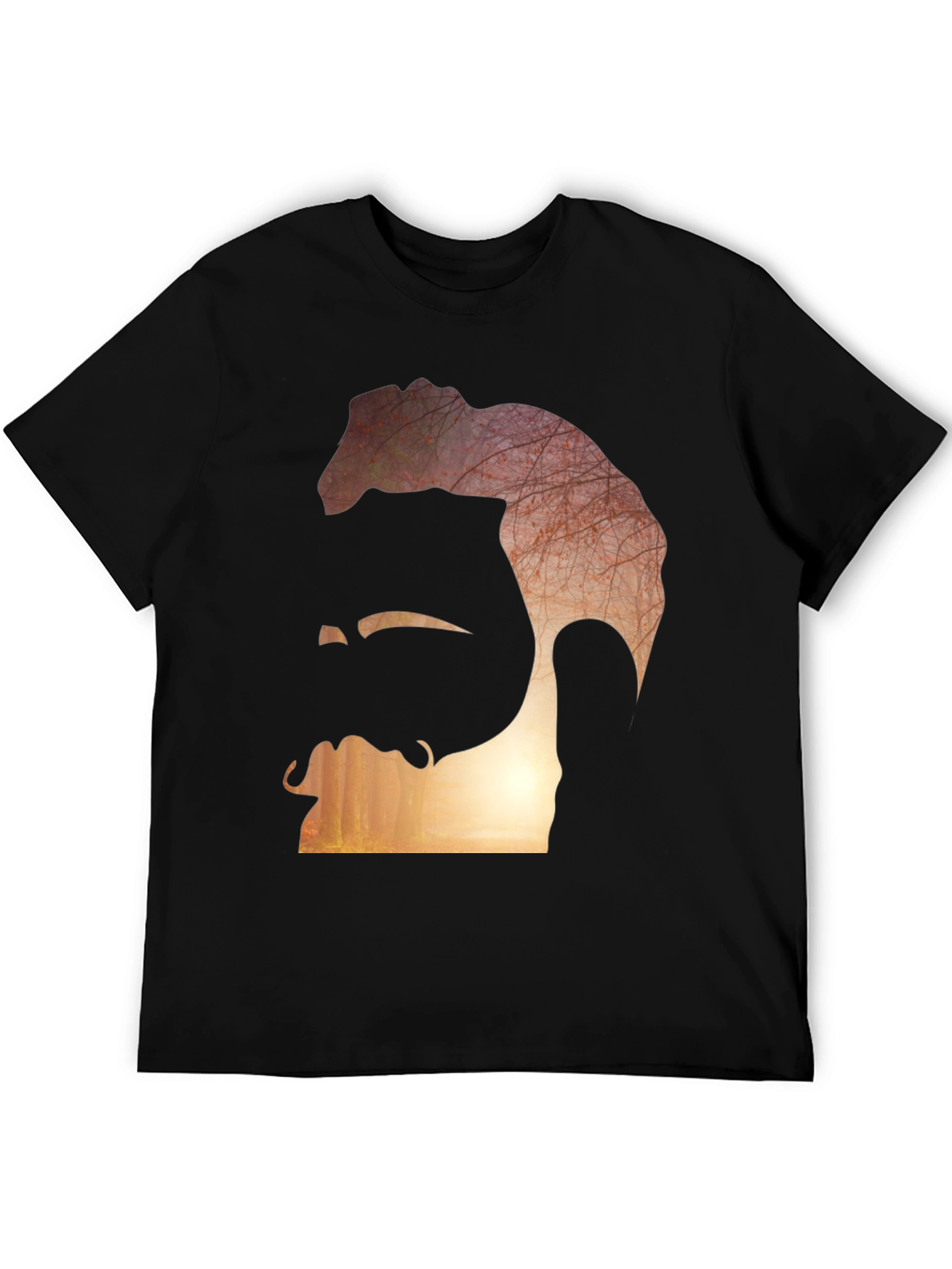 Abstract Silhouette Graphic Tee