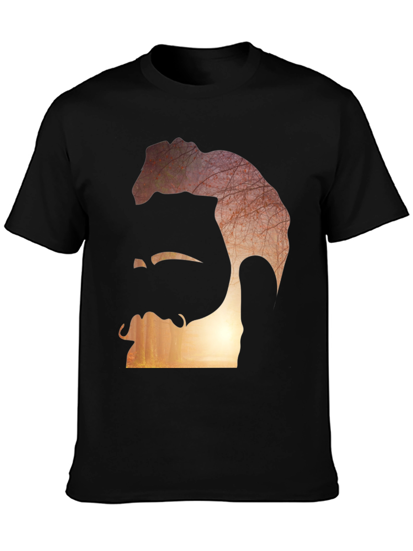 Abstract Silhouette Graphic Tee