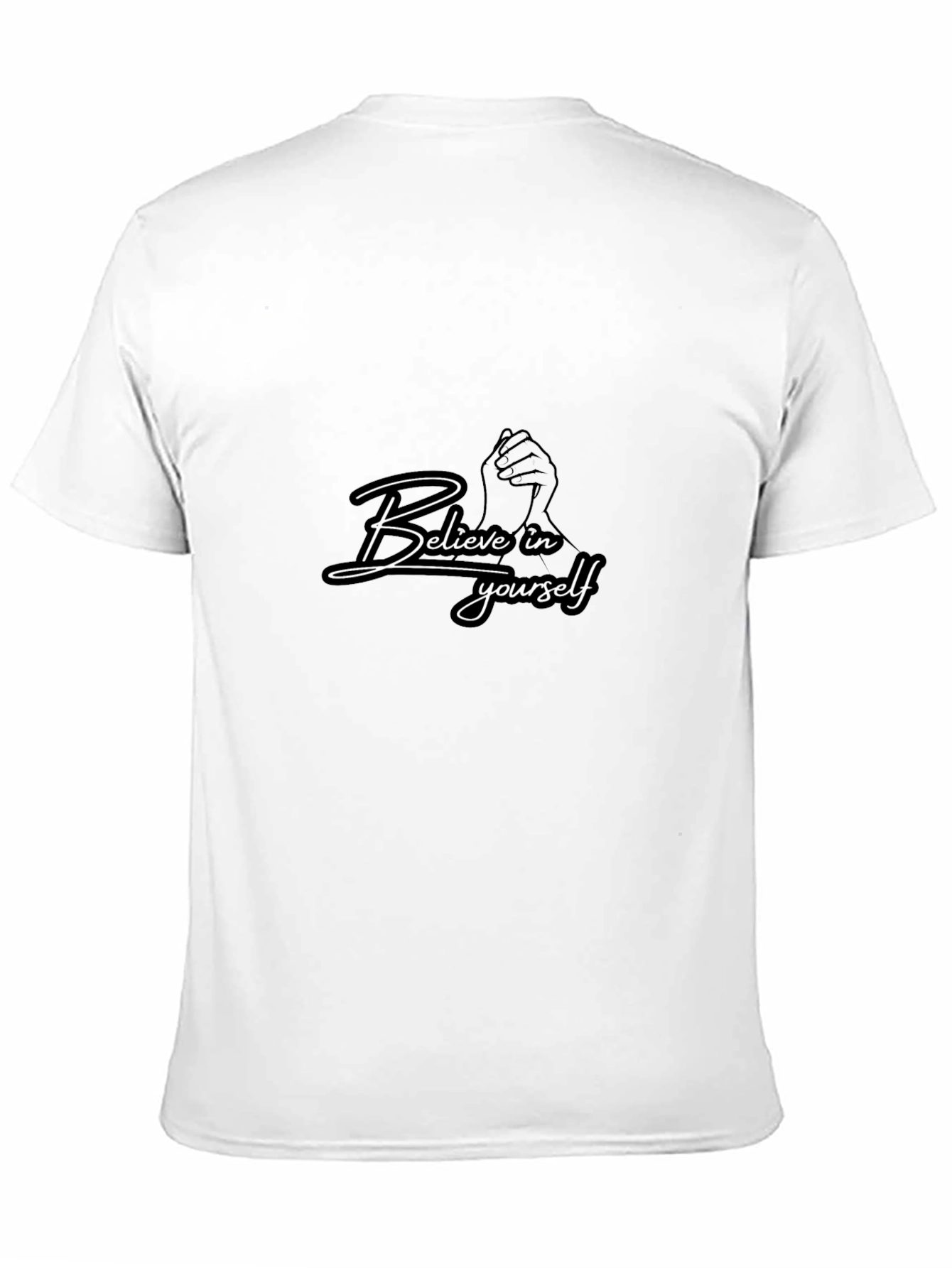 Believe in Yourself Black Graphic Tee
