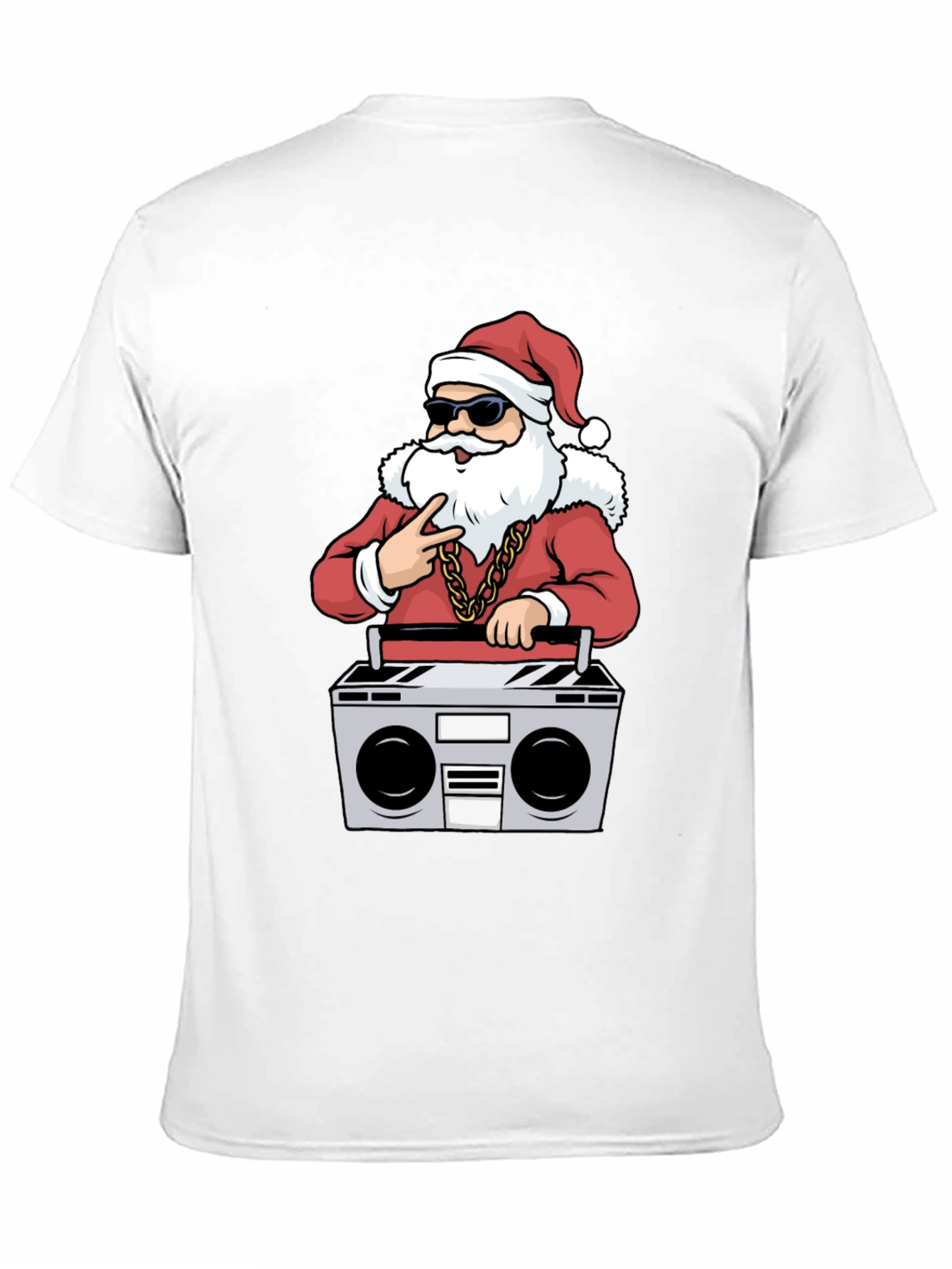 Cool Santa Boombox Graphic Tee