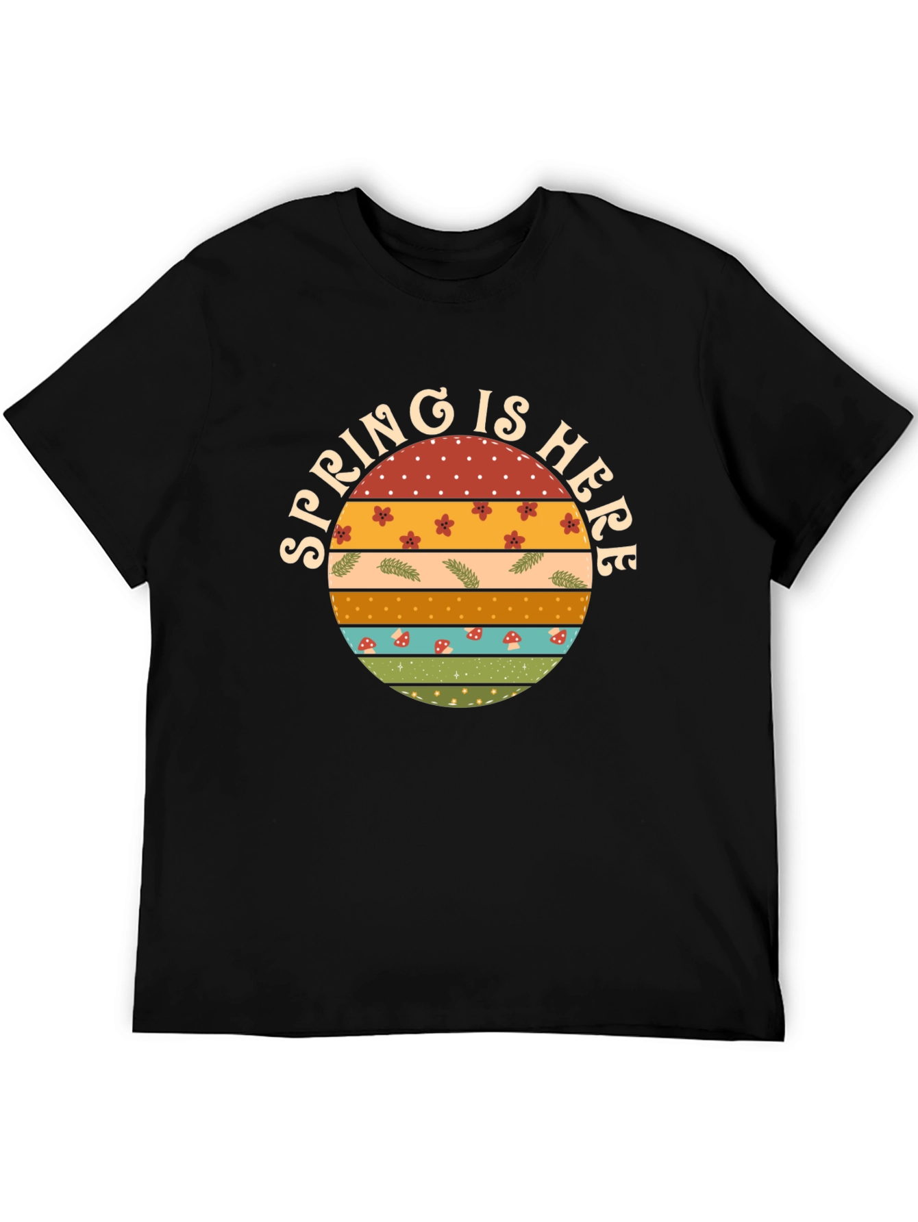 Spring is Here Graphic Tee - Retro Style