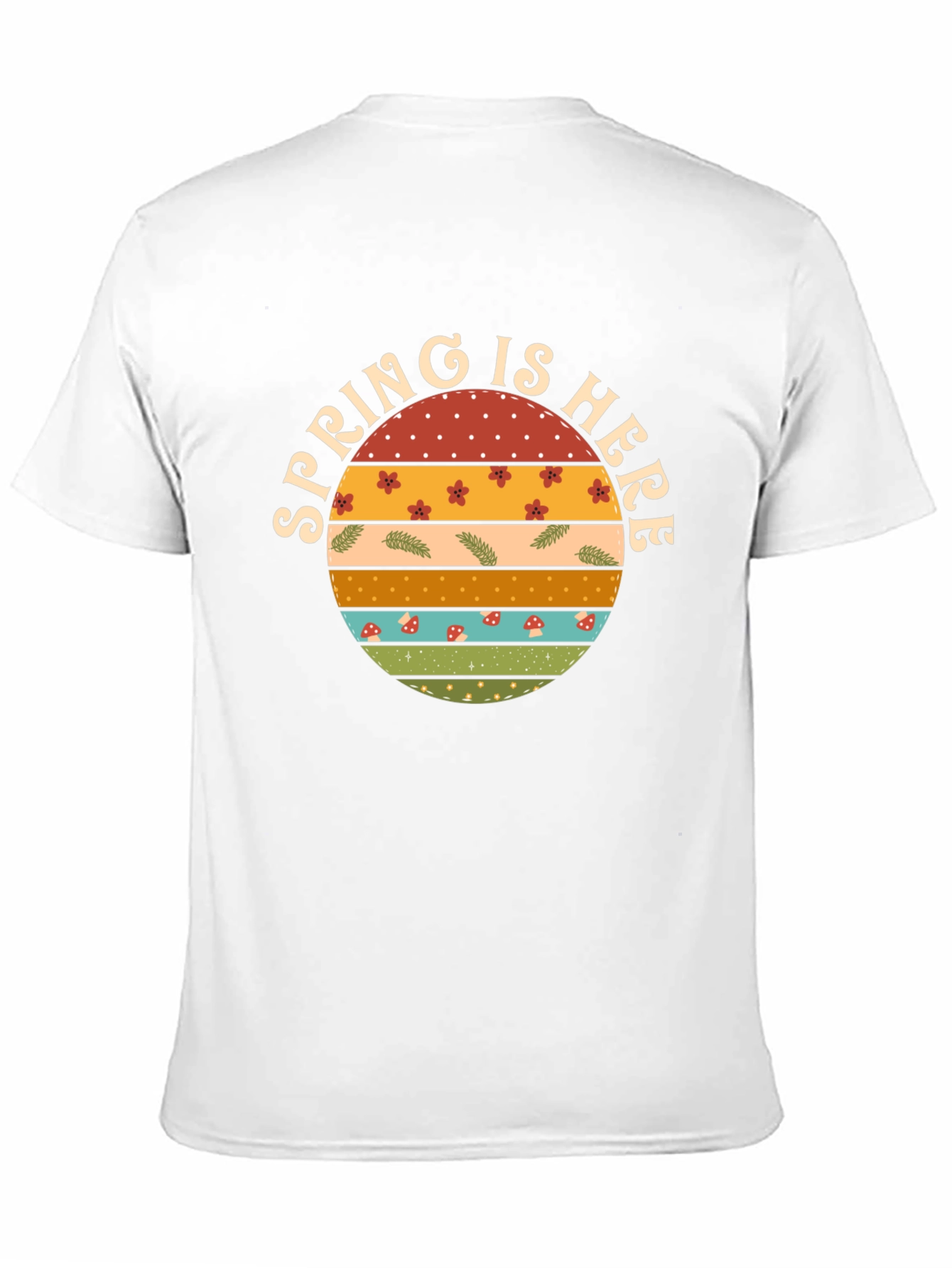 Spring is Here Graphic Tee - Retro Style