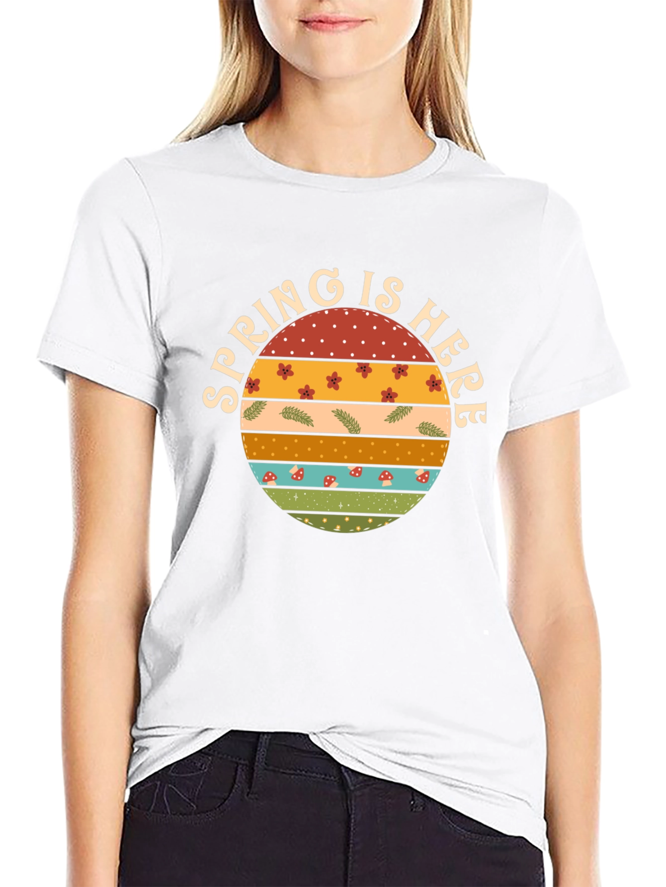Spring is Here Graphic Tee - Retro Style