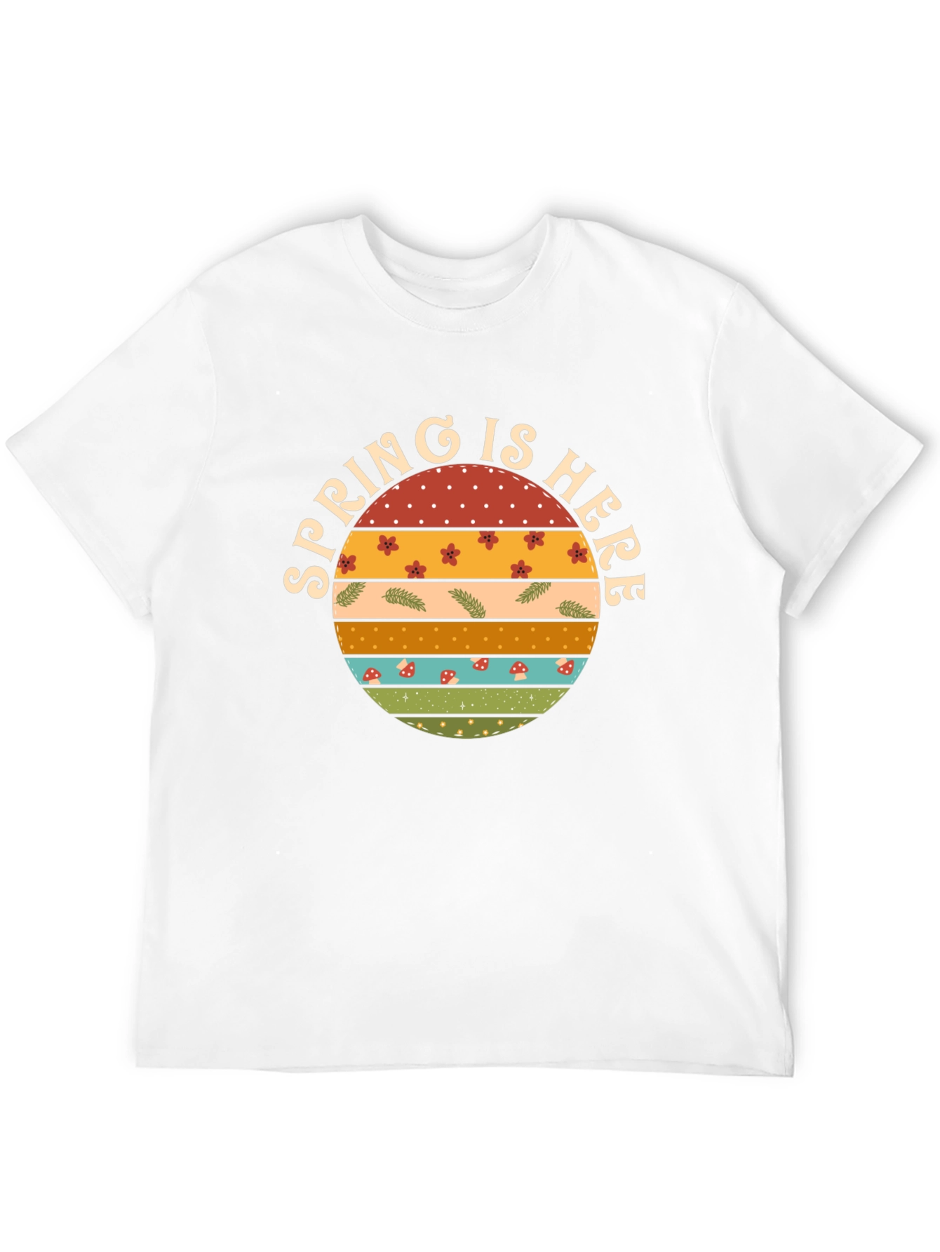 Spring is Here Graphic Tee - Retro Style
