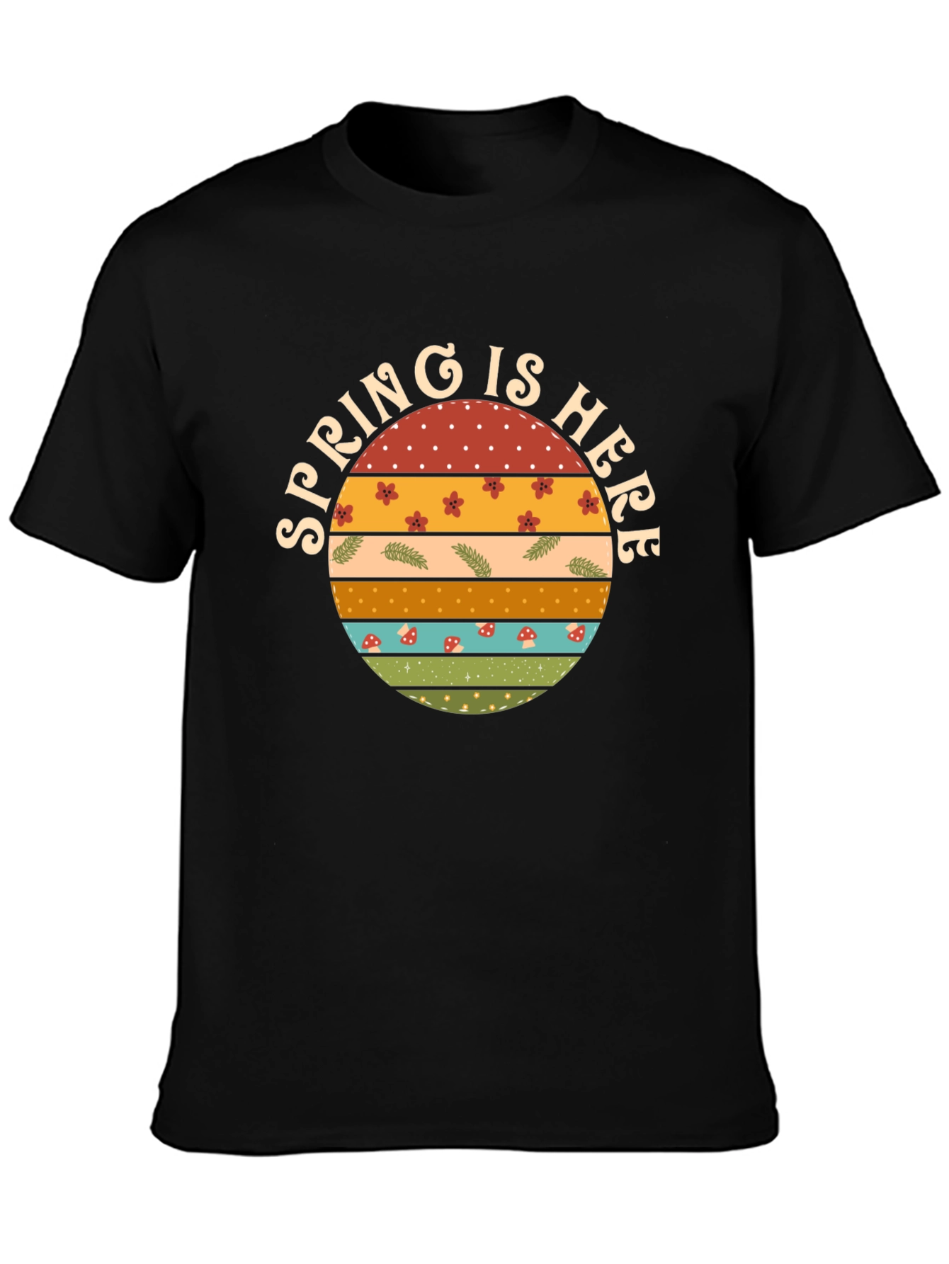 Spring is Here Graphic Tee - Retro Style