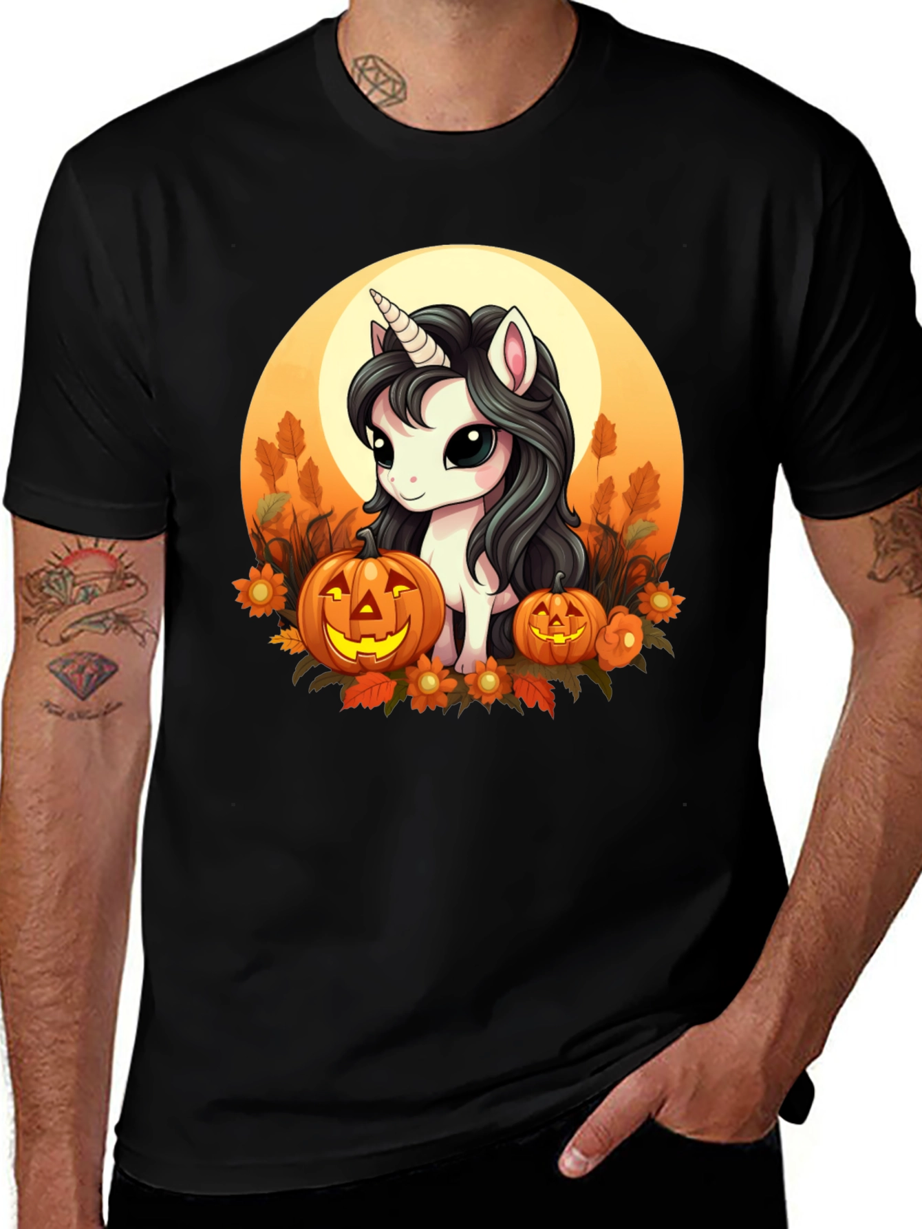 Halloween Unicorn T-Shirt - Spooky Cute!